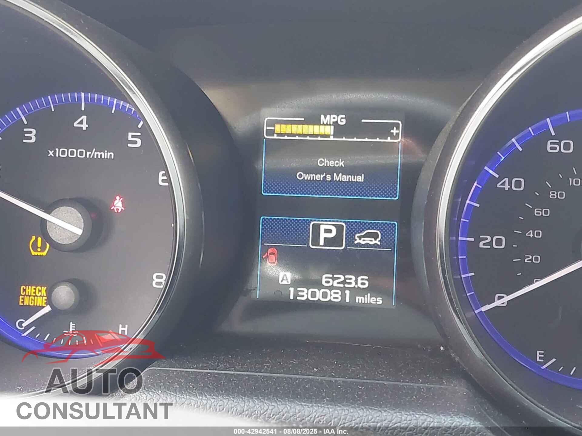 SUBARU OUTBACK 2015 - 4S4BSBLC8F3217092