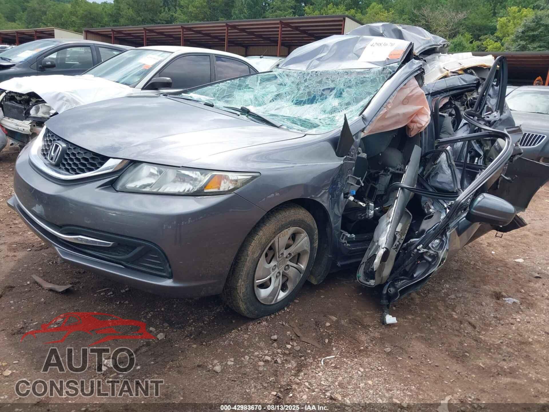HONDA CIVIC 2014 - 19XFB2F59EE004825