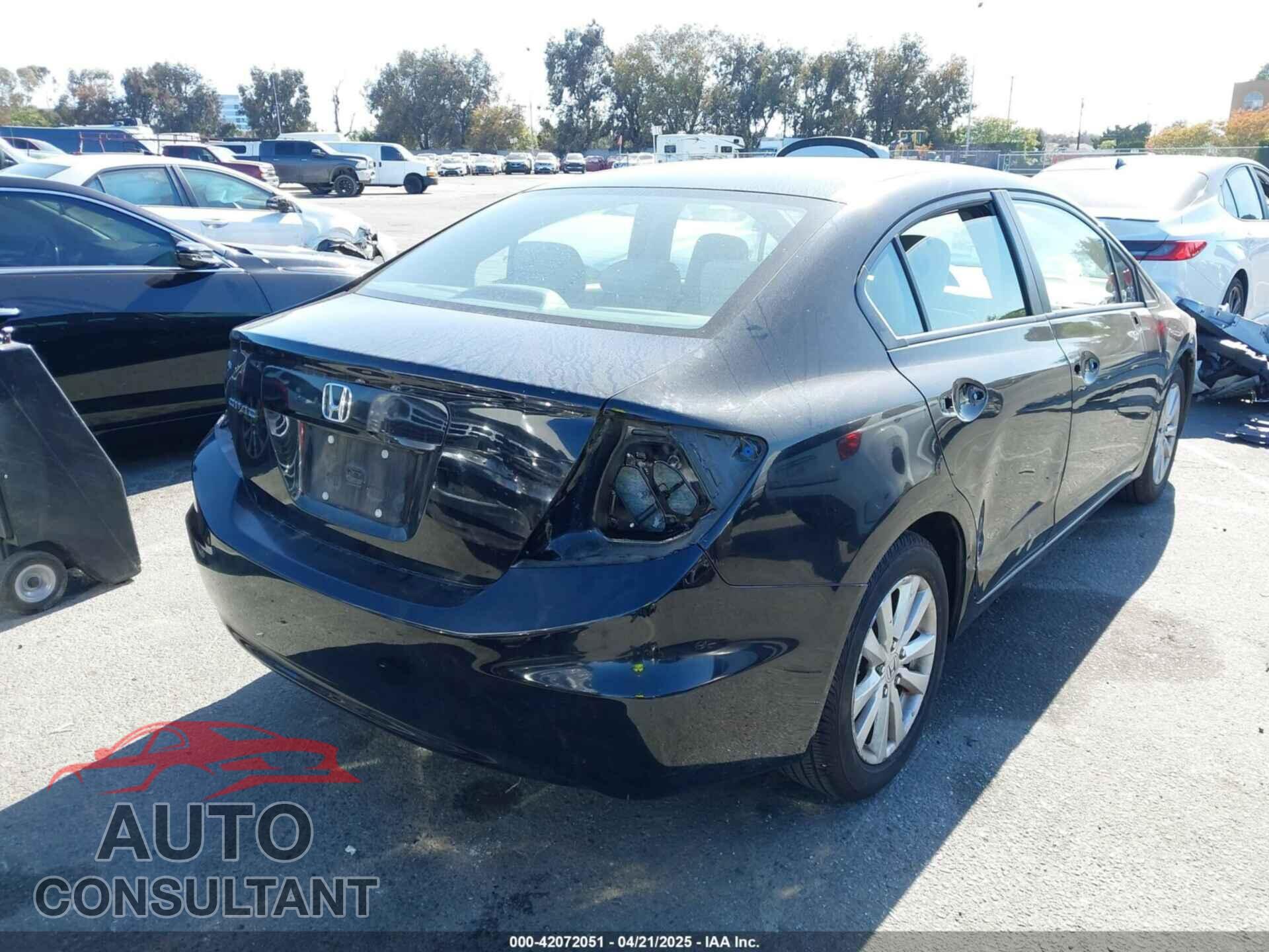 HONDA CIVIC 2012 - 19XFB2F87CE317055