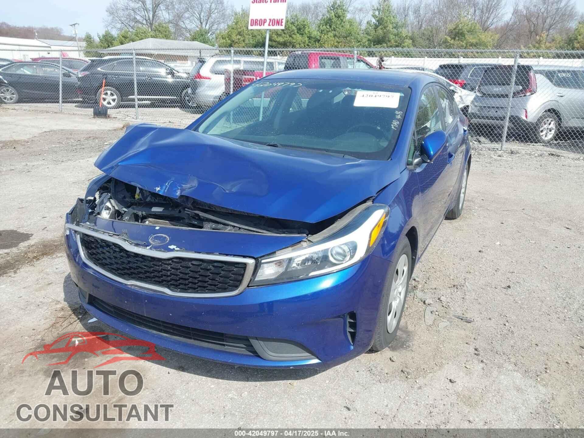 KIA FORTE 2017 - 3KPFL4A77HE108669