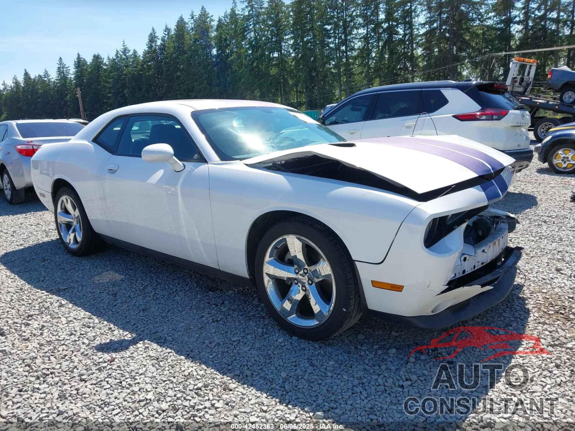 DODGE CHALLENGER 2012 - 2C3CDYAG3CH168327