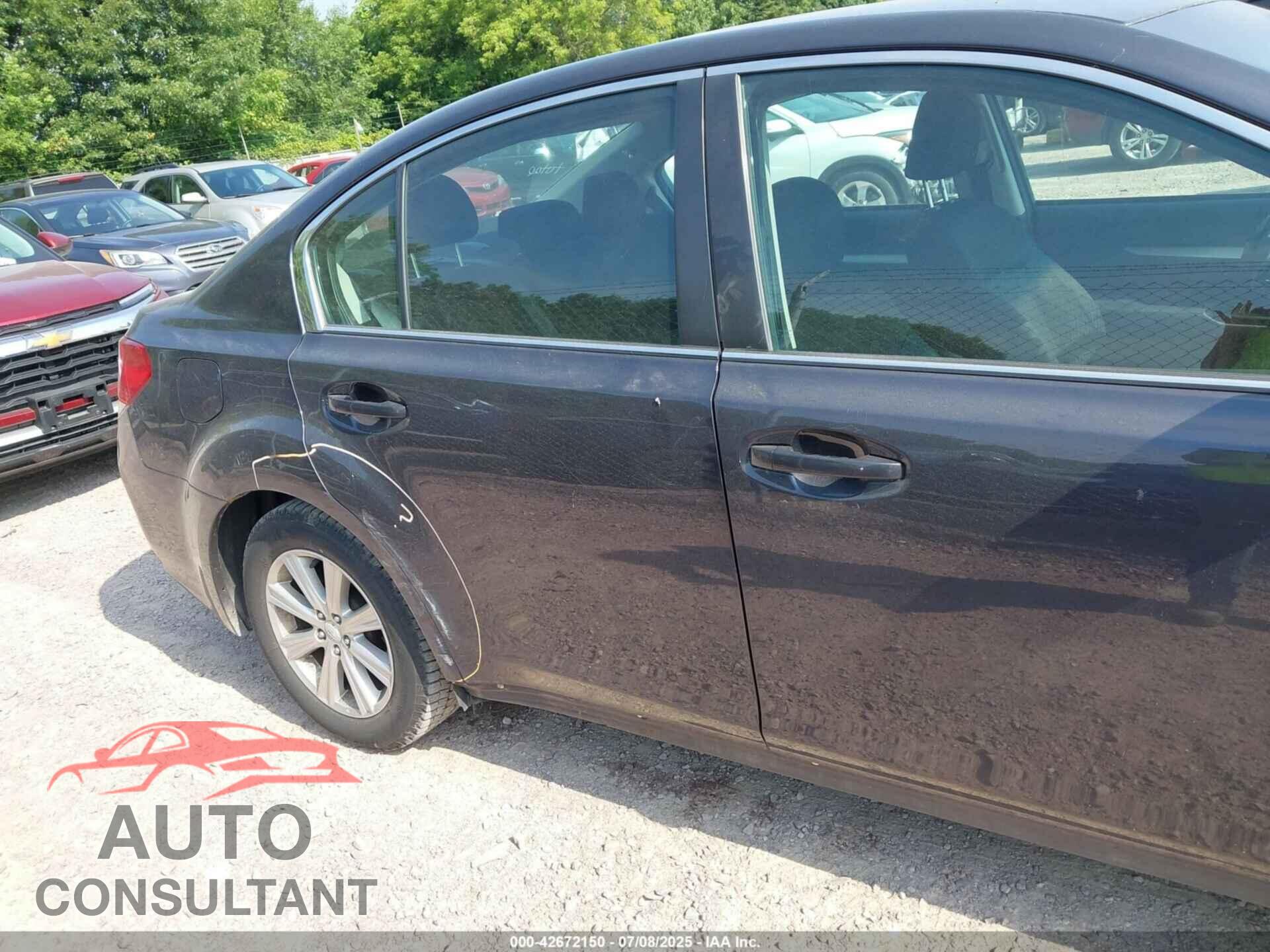 SUBARU LEGACY 2011 - 4S3BMCC64B3211377