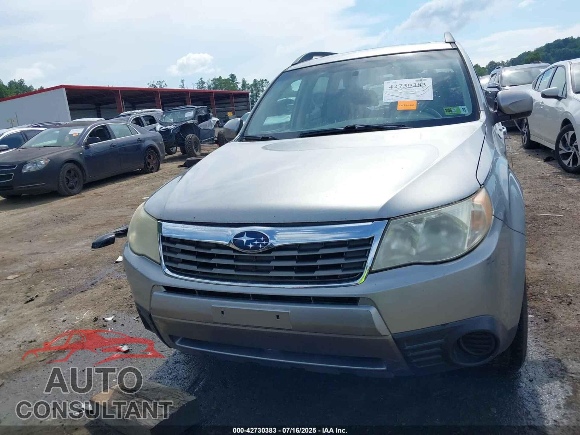 SUBARU FORESTER 2010 - JF2SH6CC3AH804727
