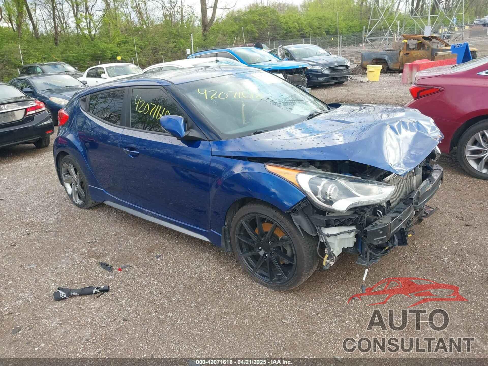 HYUNDAI VELOSTER 2015 - KMHTC6AE1FU241662