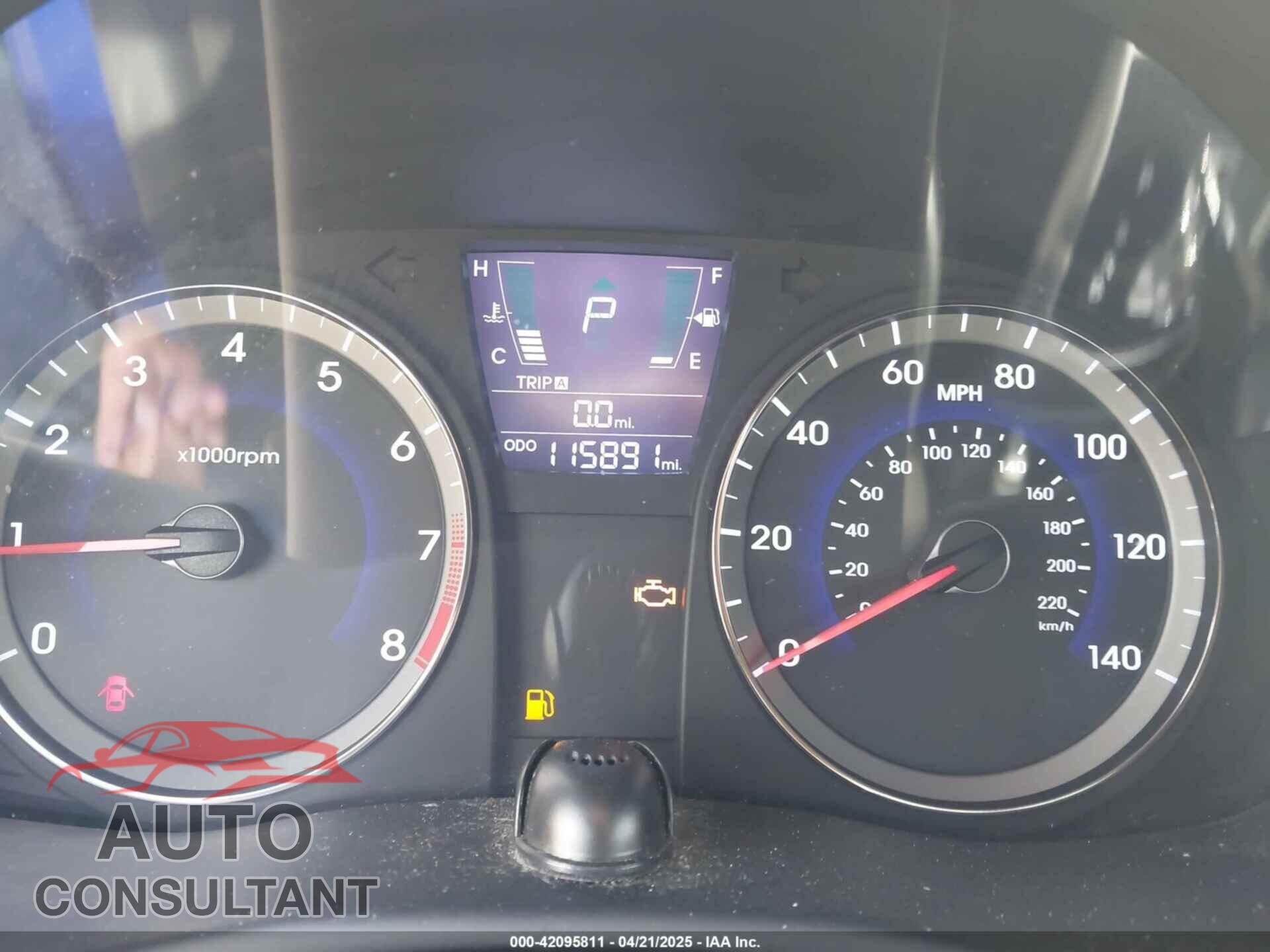 HYUNDAI ACCENT 2013 - KMHCU5AE0DU097199