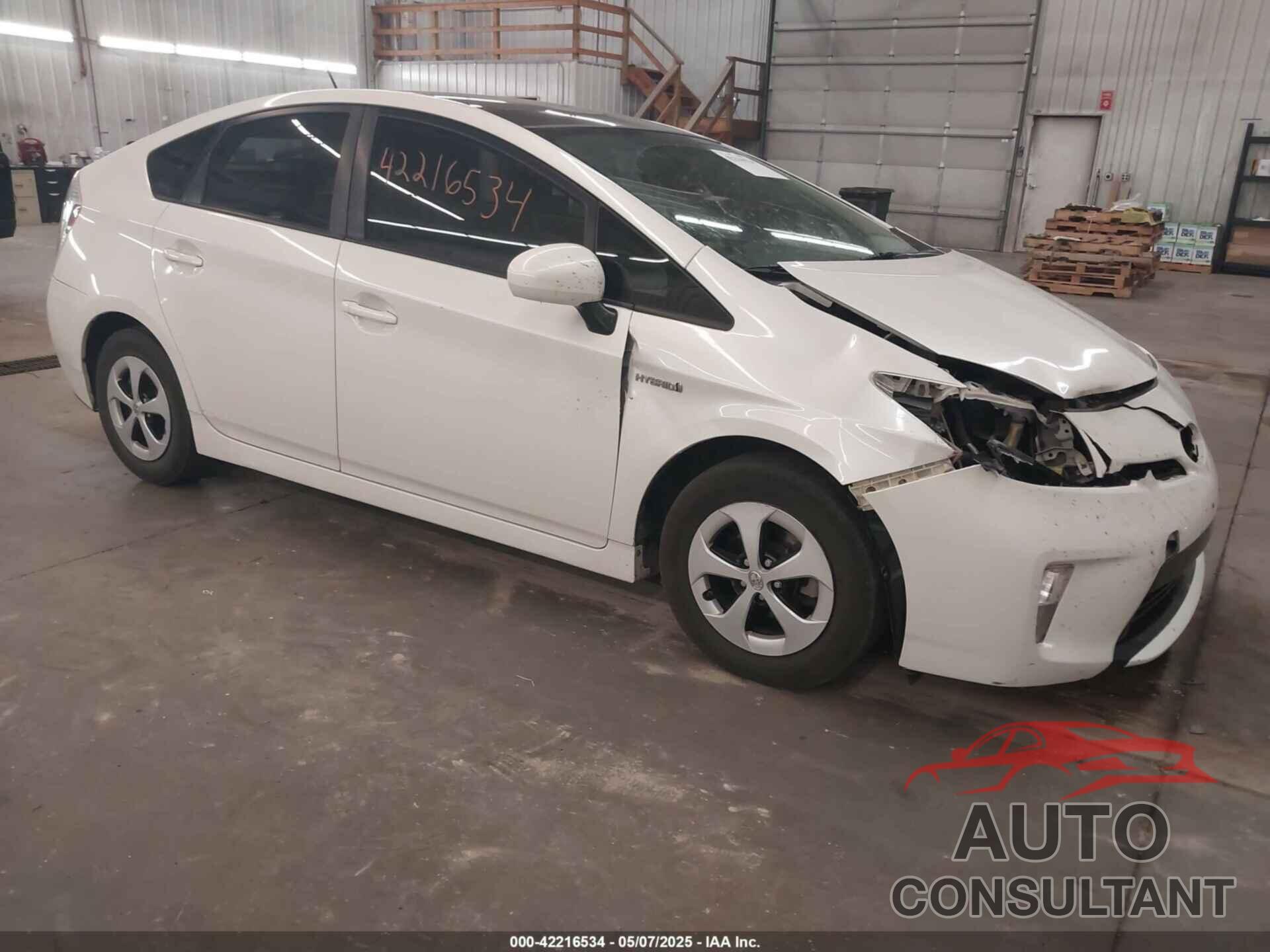 TOYOTA PRIUS 2015 - JTDKN3DUXF1939751