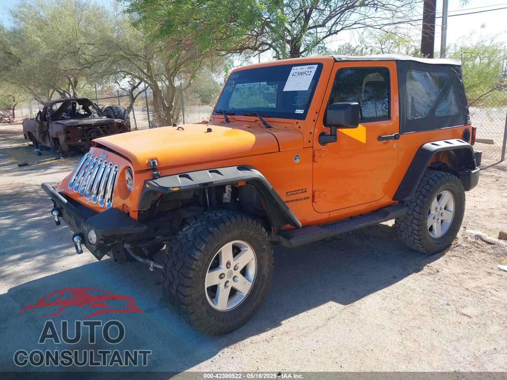 JEEP WRANGLER 2012 - 1C4AJWAG1CL178406