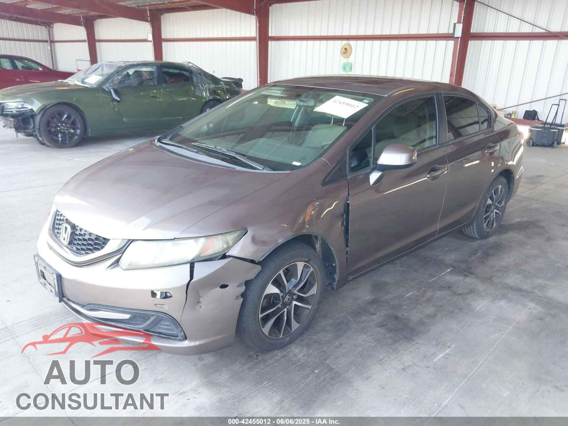 HONDA CIVIC 2013 - 19XFB2F83DE288218