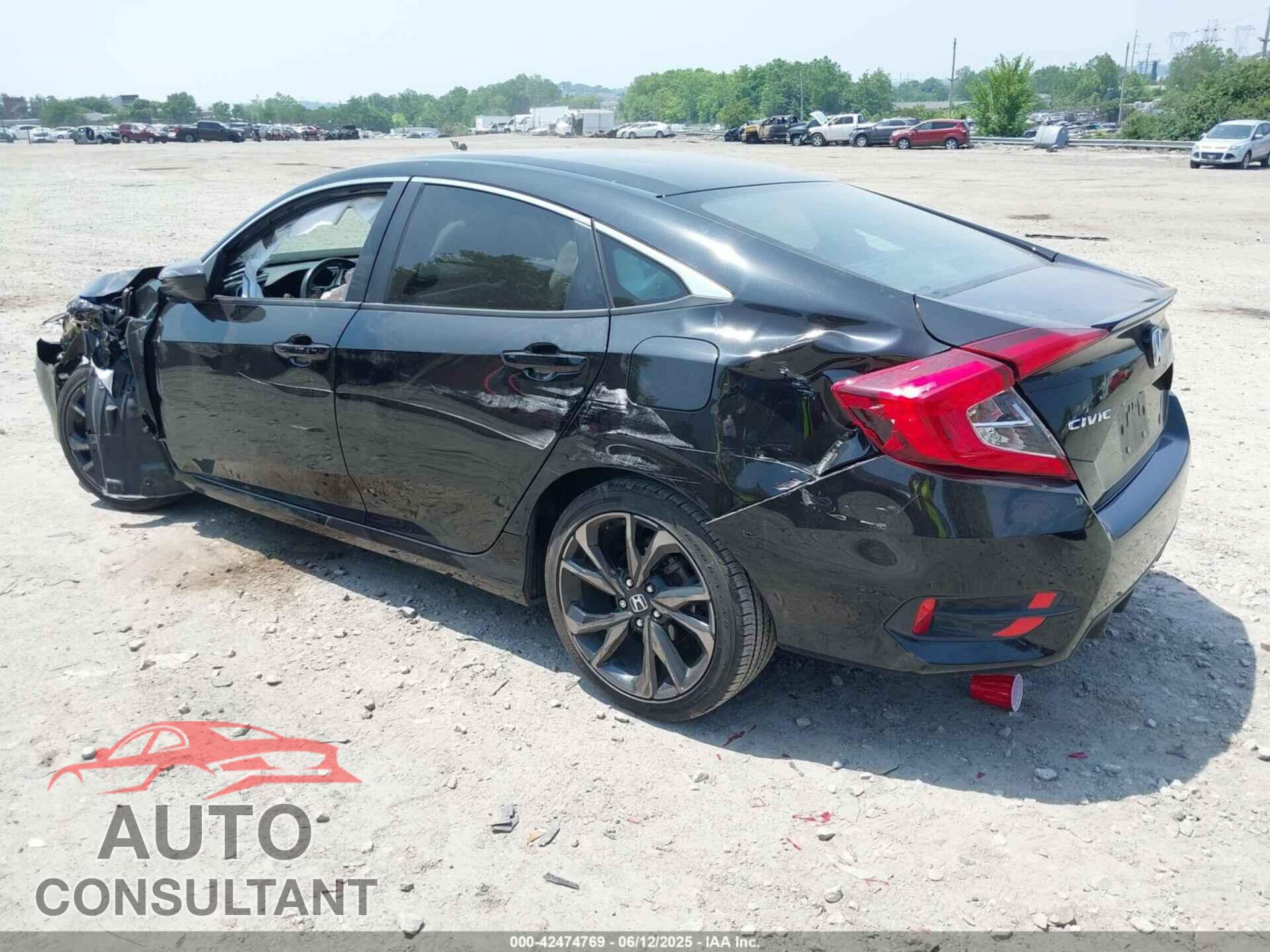 HONDA CIVIC 2019 - 2HGFC2F86KH590487