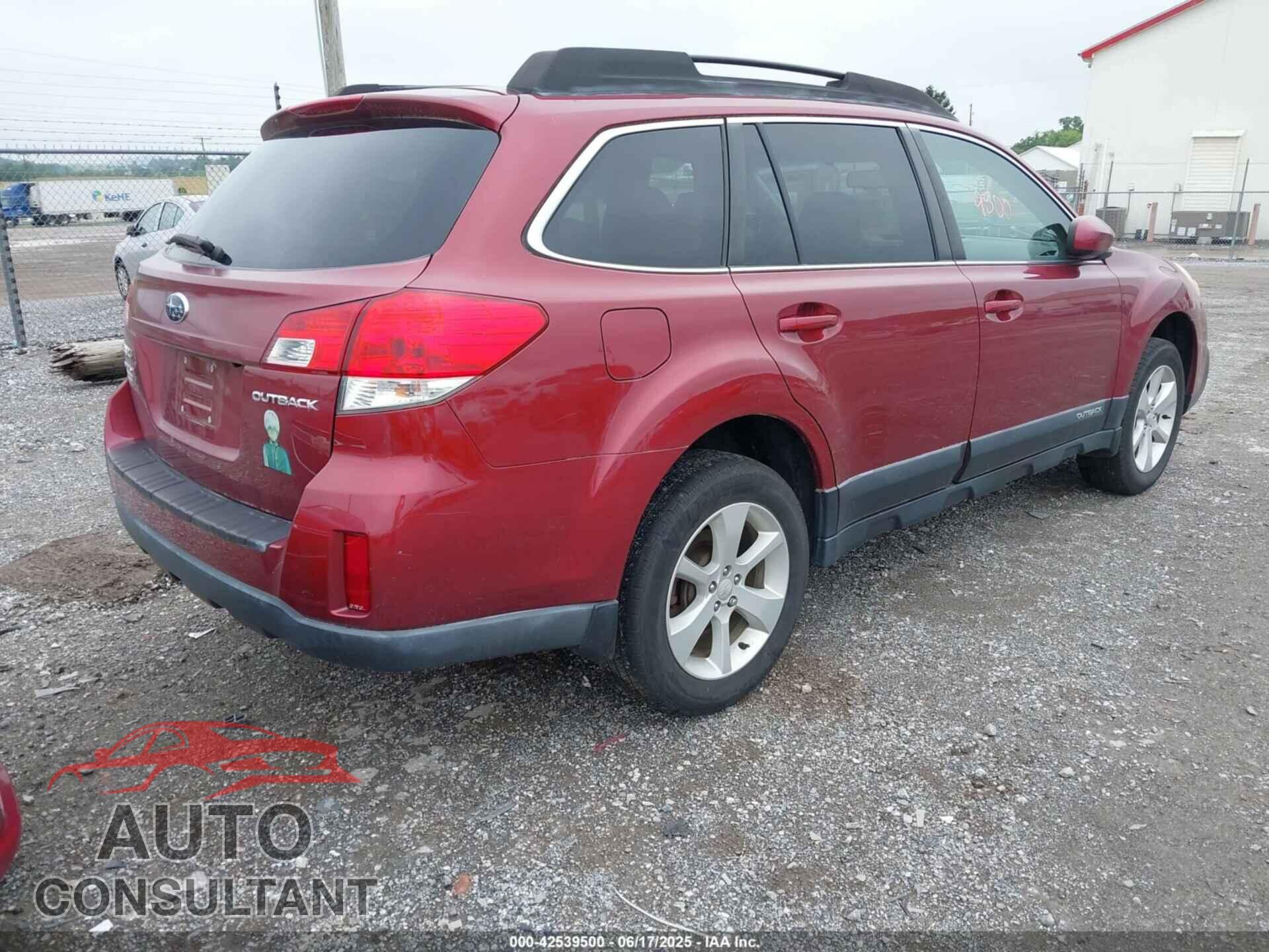 SUBARU OUTBACK 2013 - 4S4BRCCC4D3264716