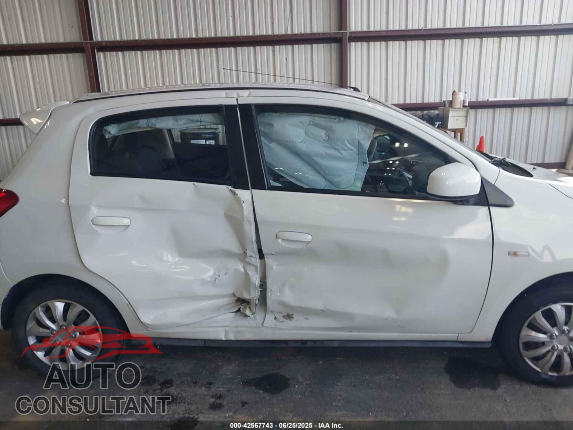 MITSUBISHI MIRAGE 2014 - ML32A3HJ0EH008504