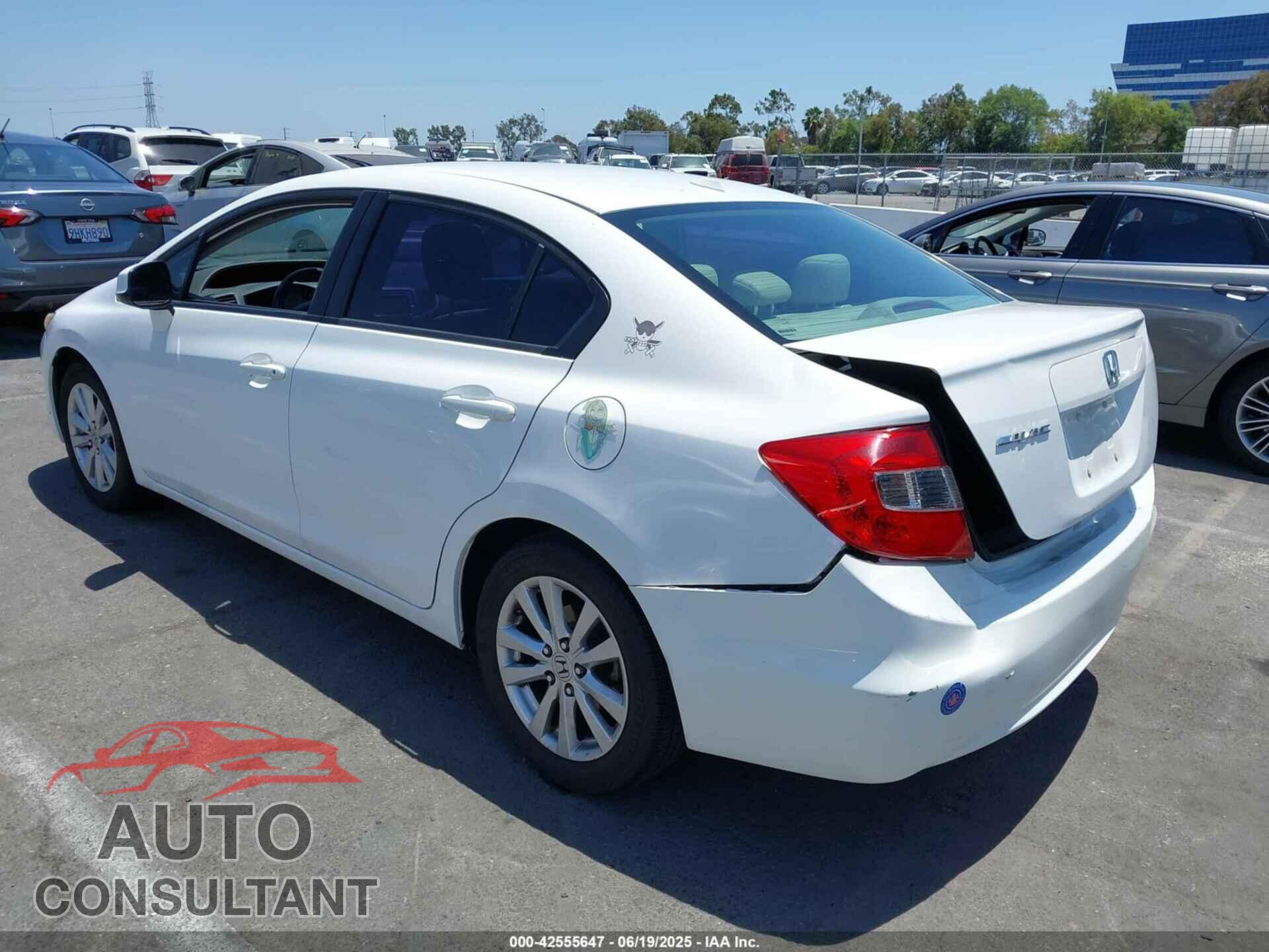 HONDA CIVIC 2012 - 19XFB2F99CE361132