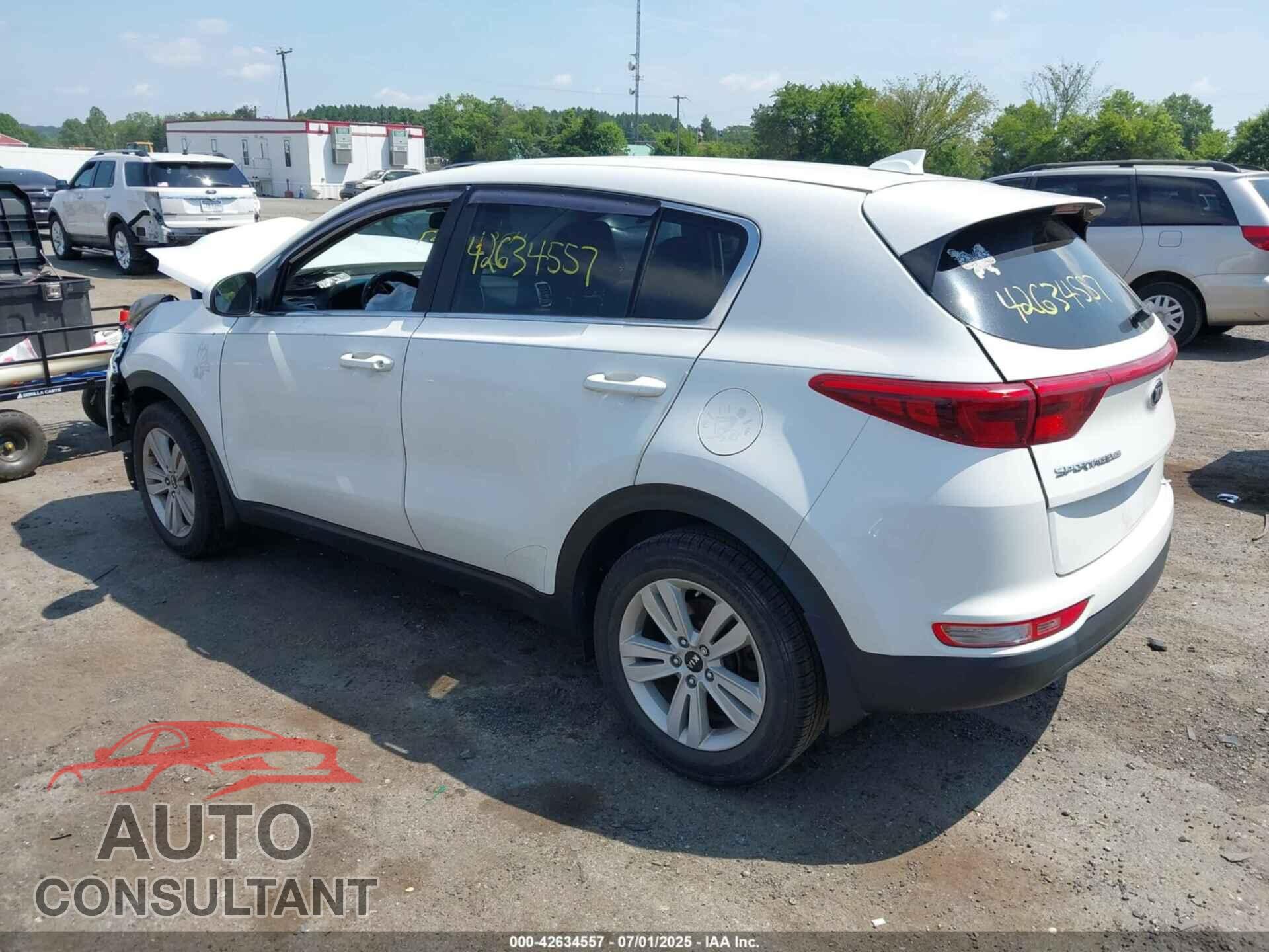 KIA SPORTAGE 2017 - KNDPM3ACXH7100266