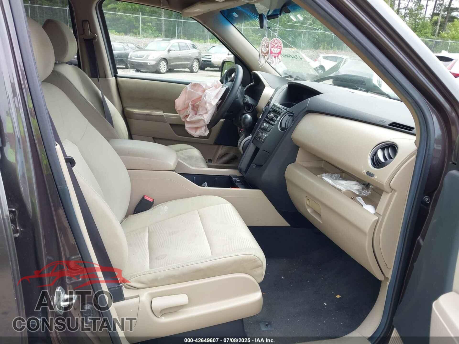 HONDA PILOT 2012 - 5FNYF4H24CB032289
