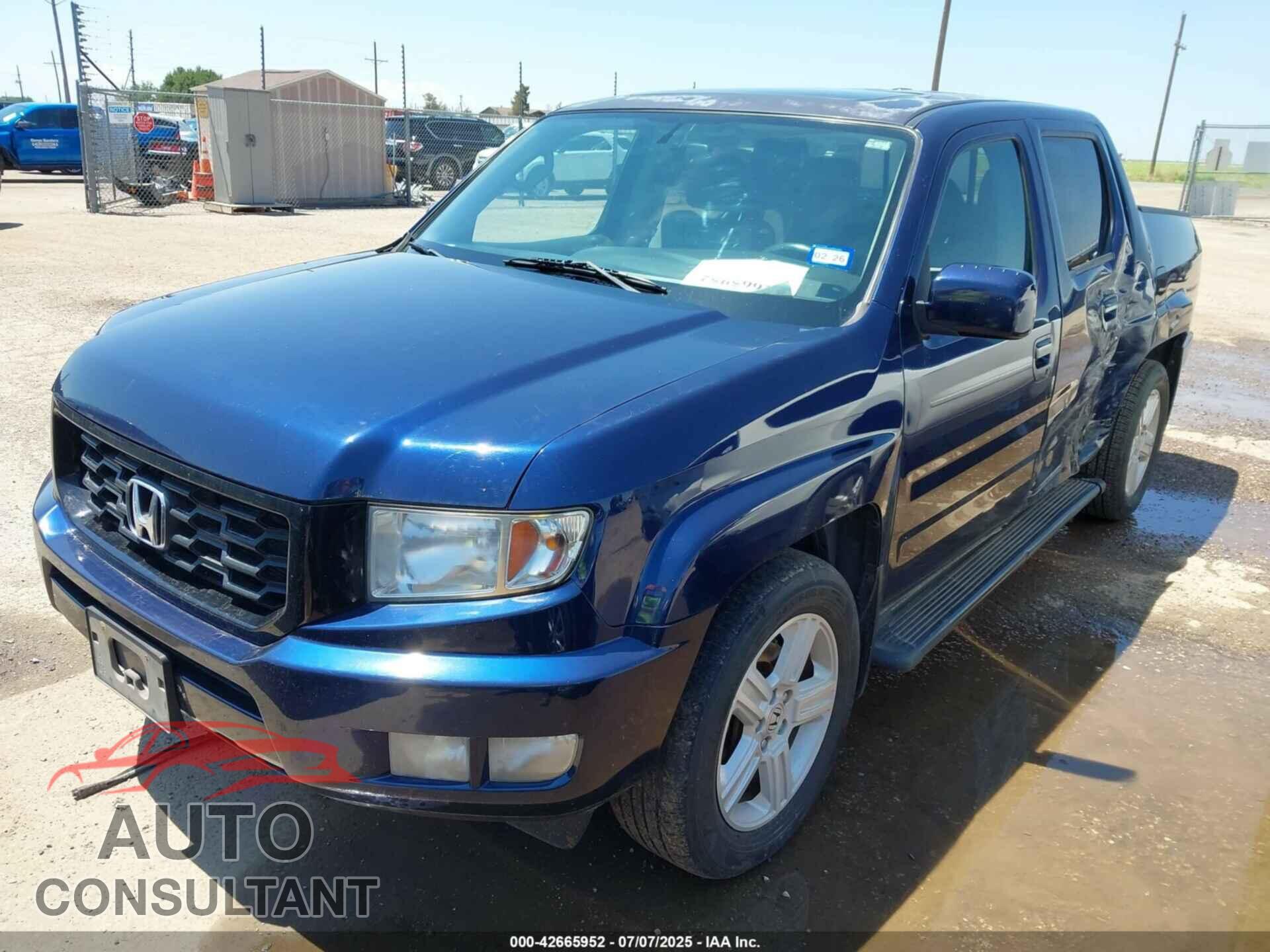 HONDA RIDGELINE 2013 - 5FPYK1F59DB012278