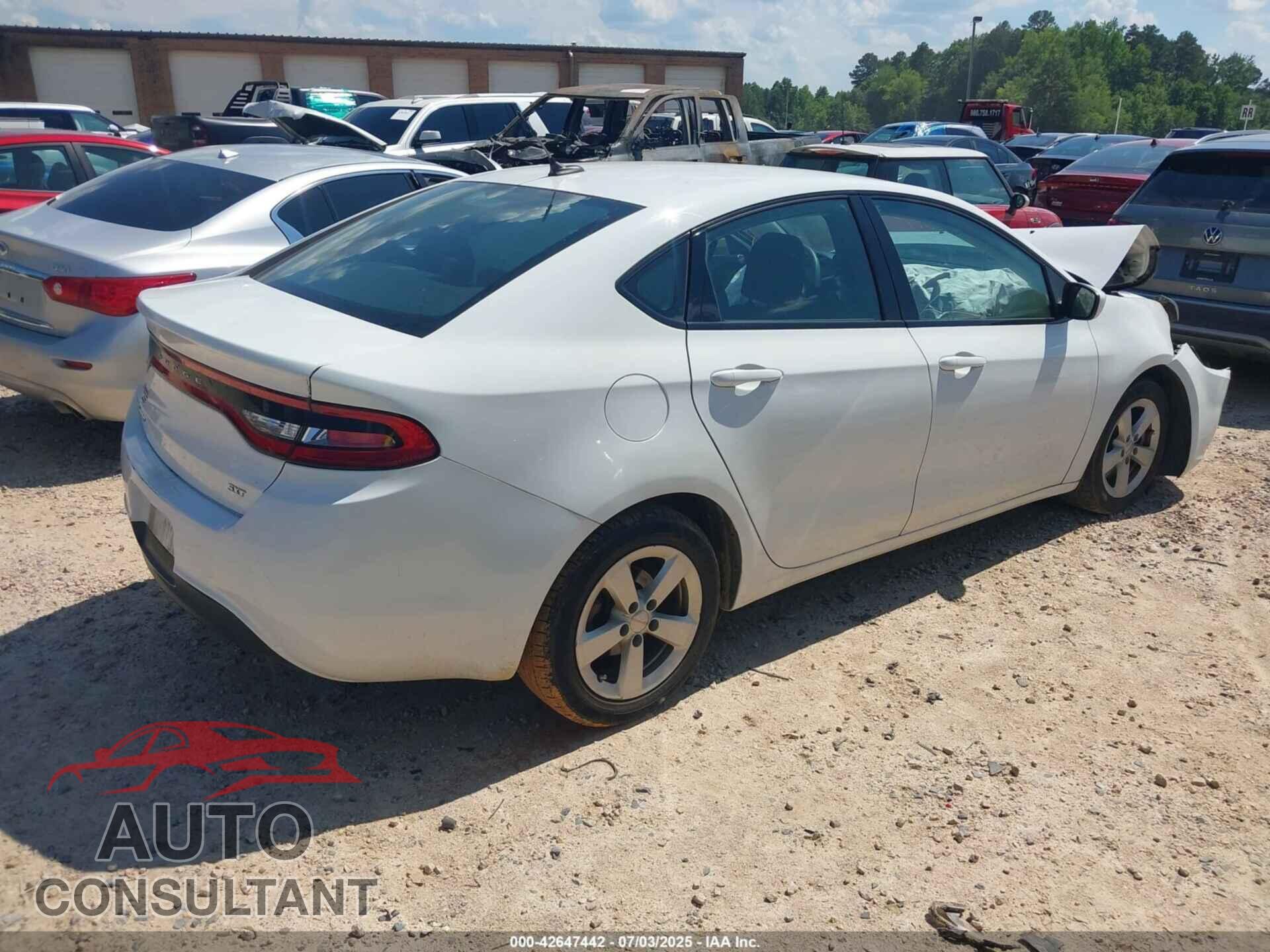 DODGE DART 2016 - 1C3CDFBB2GD700998