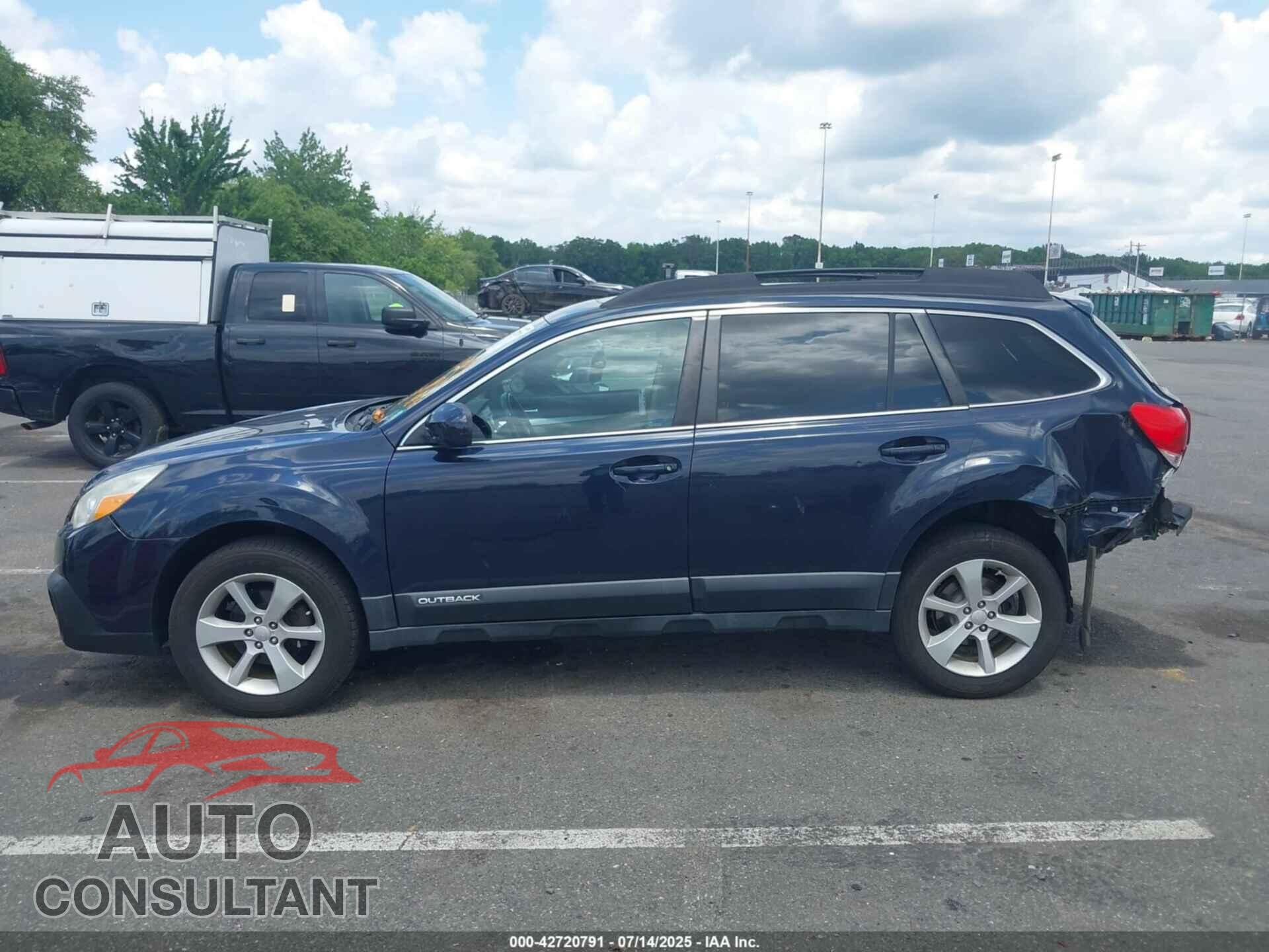 SUBARU OUTBACK 2013 - 4S4BRBGC1D3201769