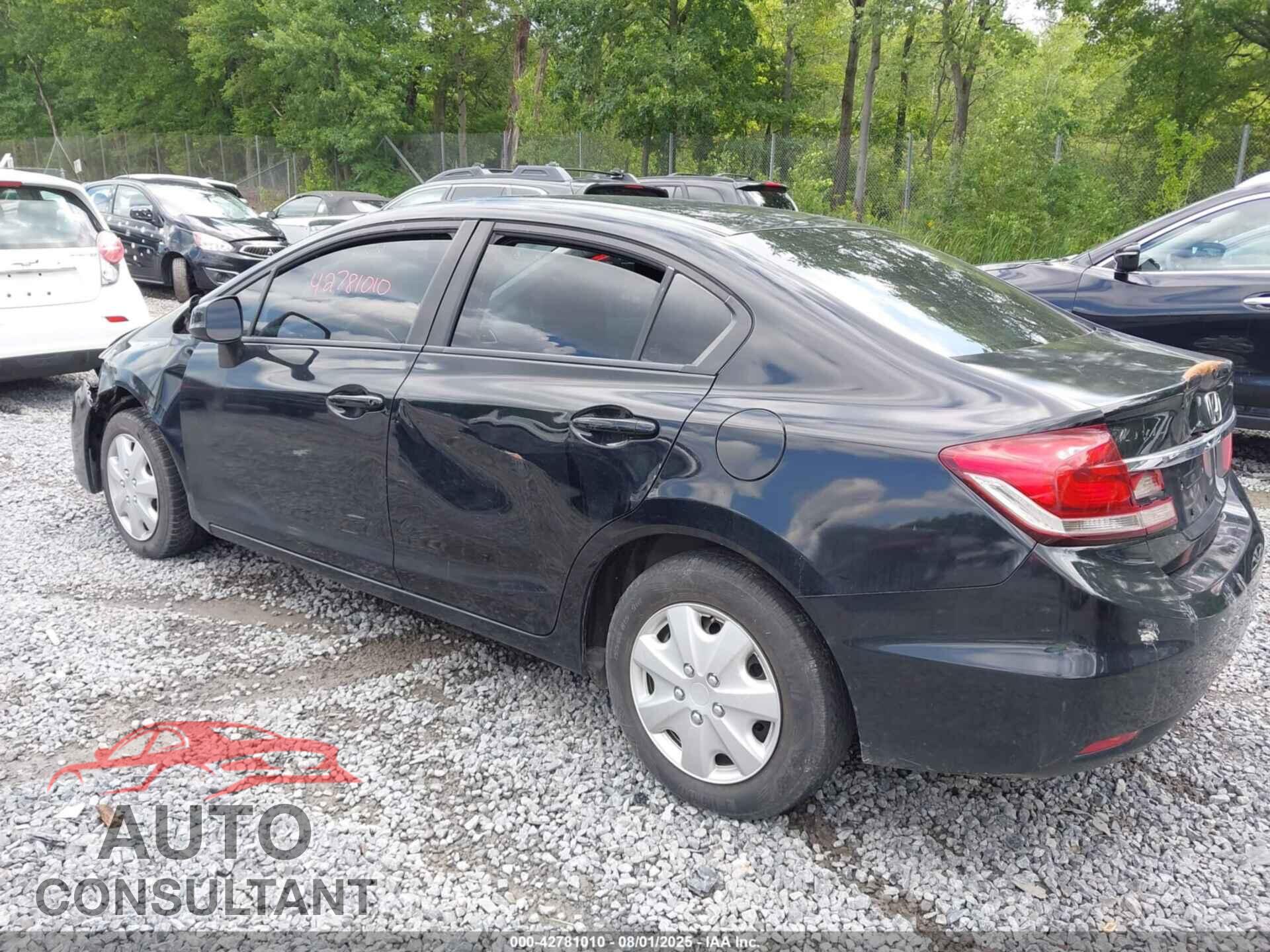 HONDA CIVIC 2013 - 2HGFB2F54DH506744