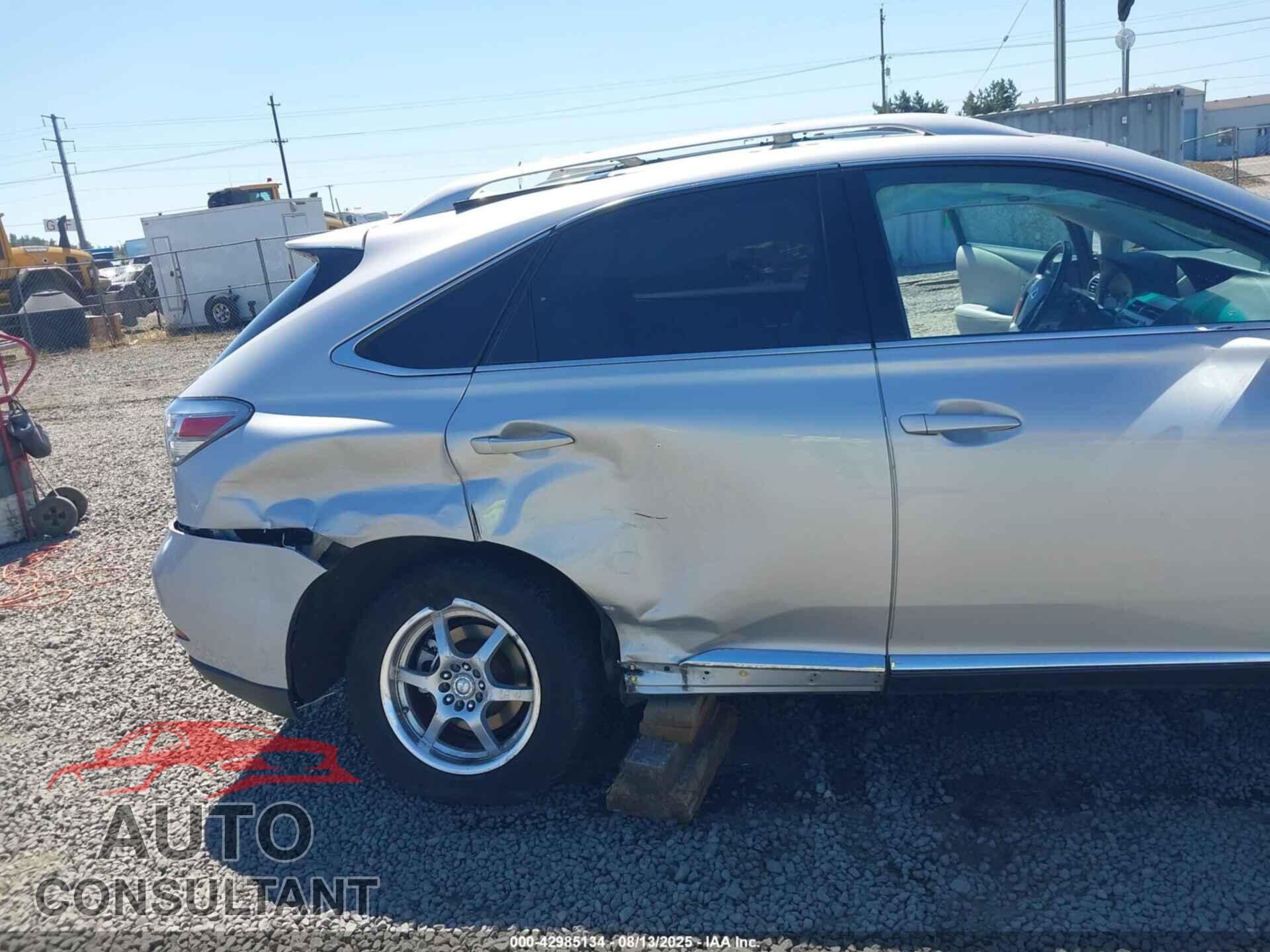 LEXUS RX 350 2012 - 2T2BK1BA8CC136574