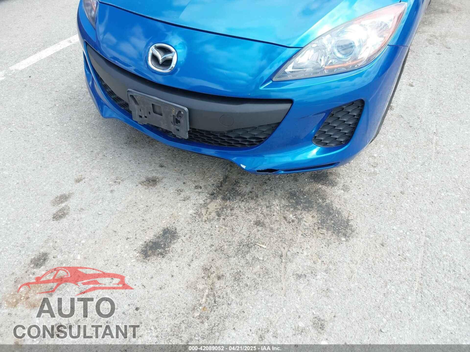 MAZDA MAZDA3 2012 - JM1BL1L76C1607386