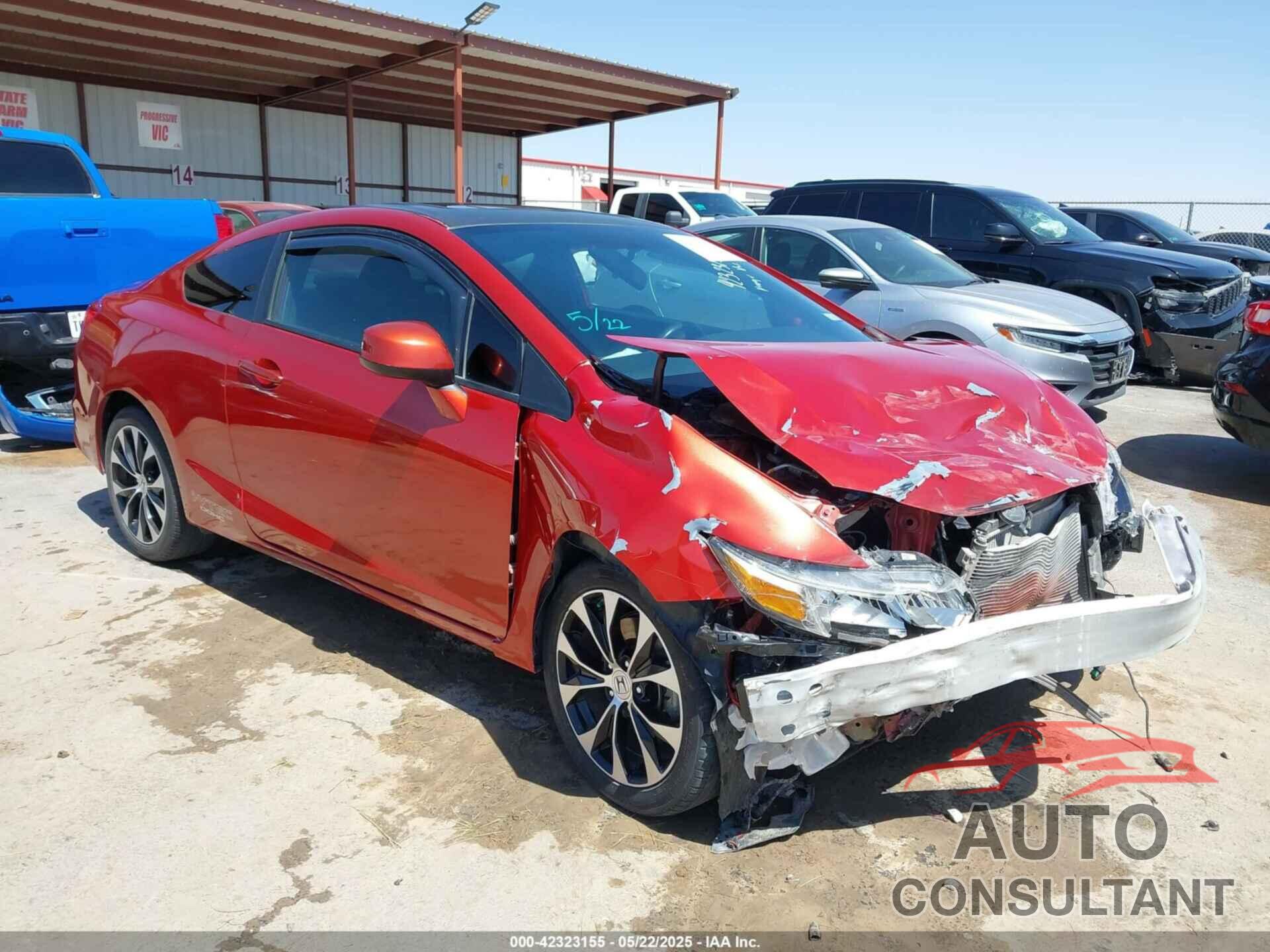 HONDA CIVIC 2013 - 2HGFG4A52DH702072
