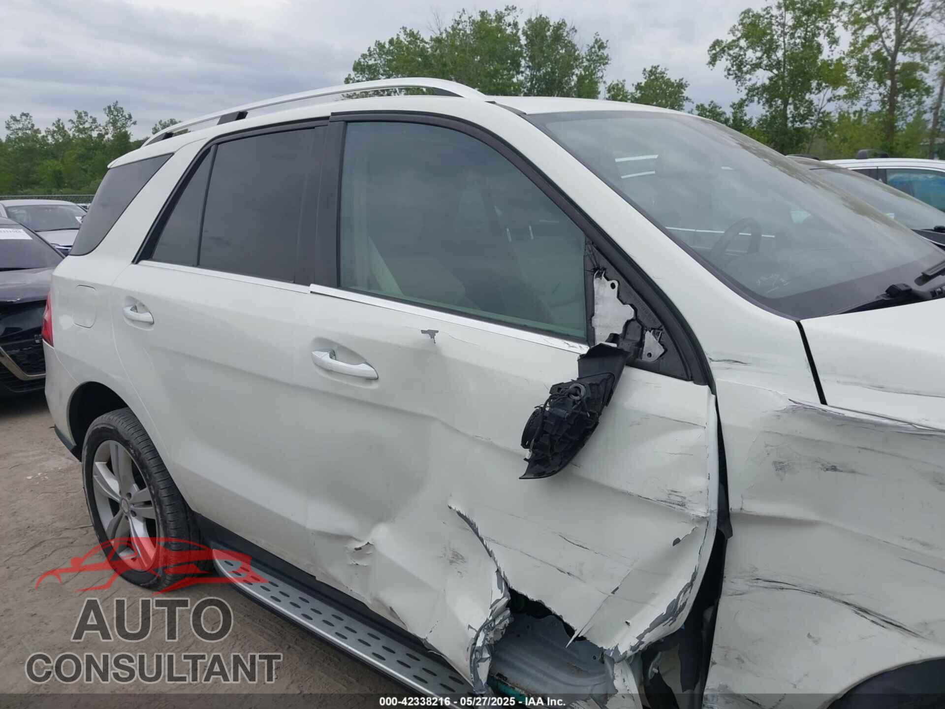 MERCEDES-BENZ ML 350 2013 - 4JGDA5HB2DA106110