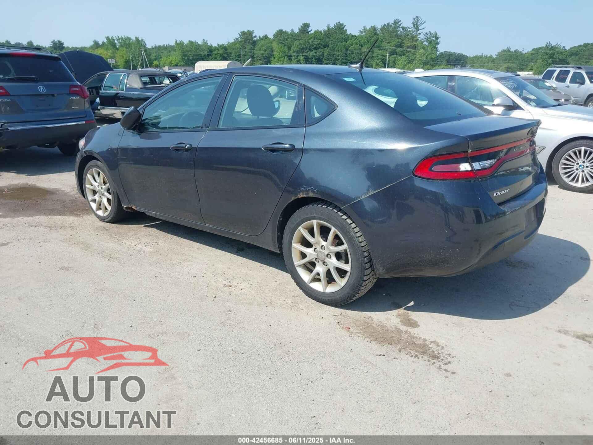 DODGE DART 2013 - 1C3CDFBAXDD154485