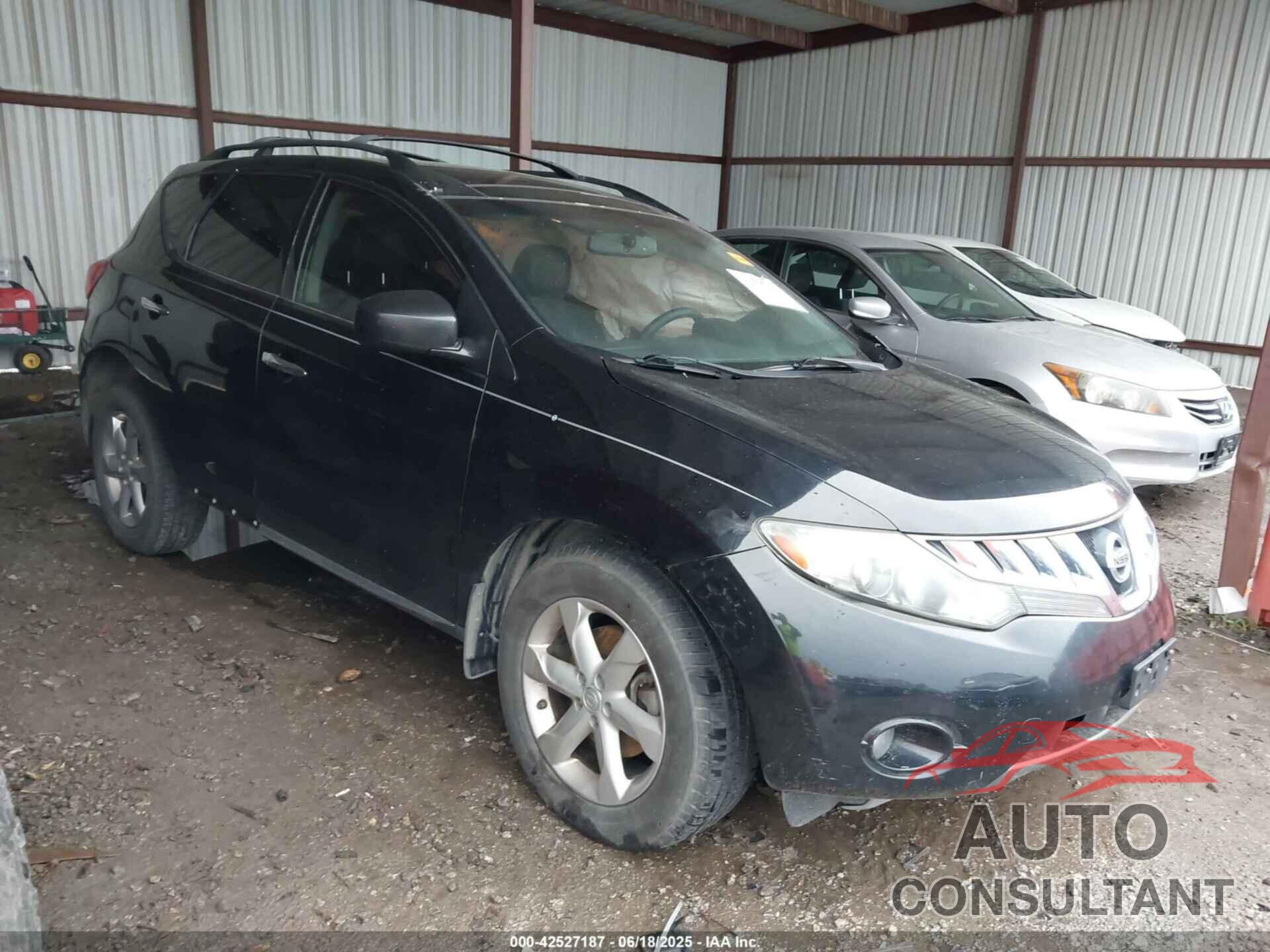 NISSAN MURANO 2010 - JN8AZ1MU9AW009456
