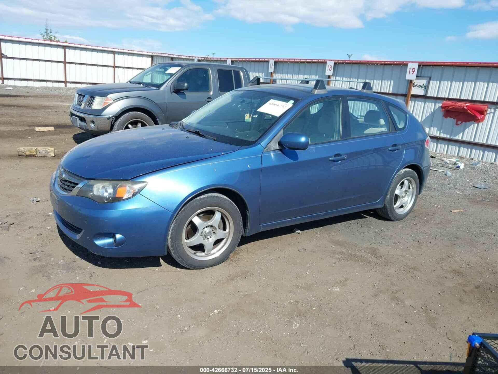 SUBARU IMPREZA 2009 - JF1GH61659H803792