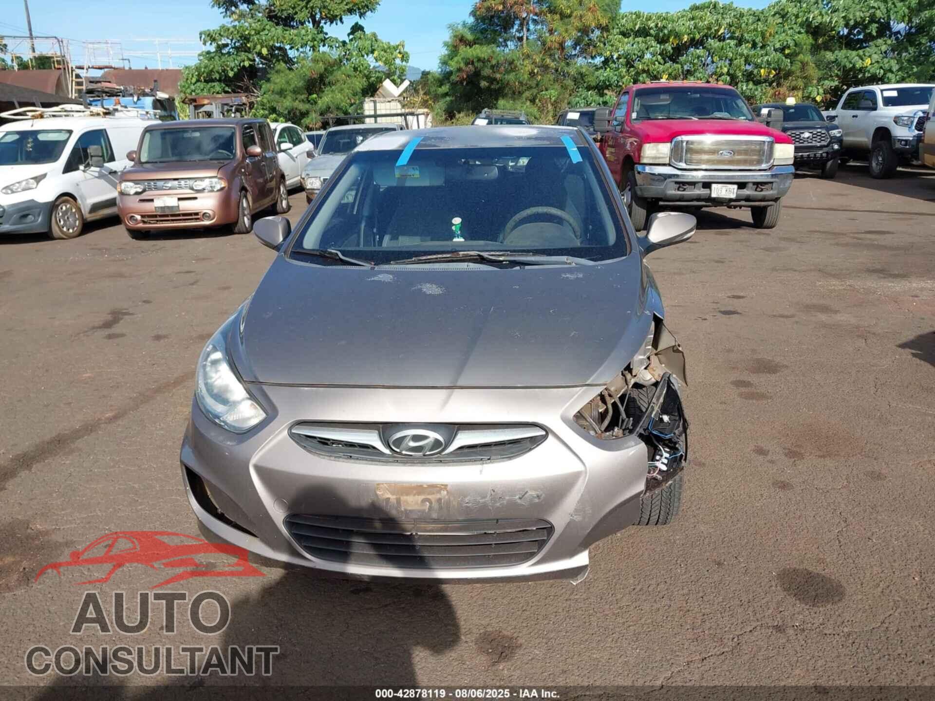 HYUNDAI ACCENT 2013 - KMHCU5AE6DU105676