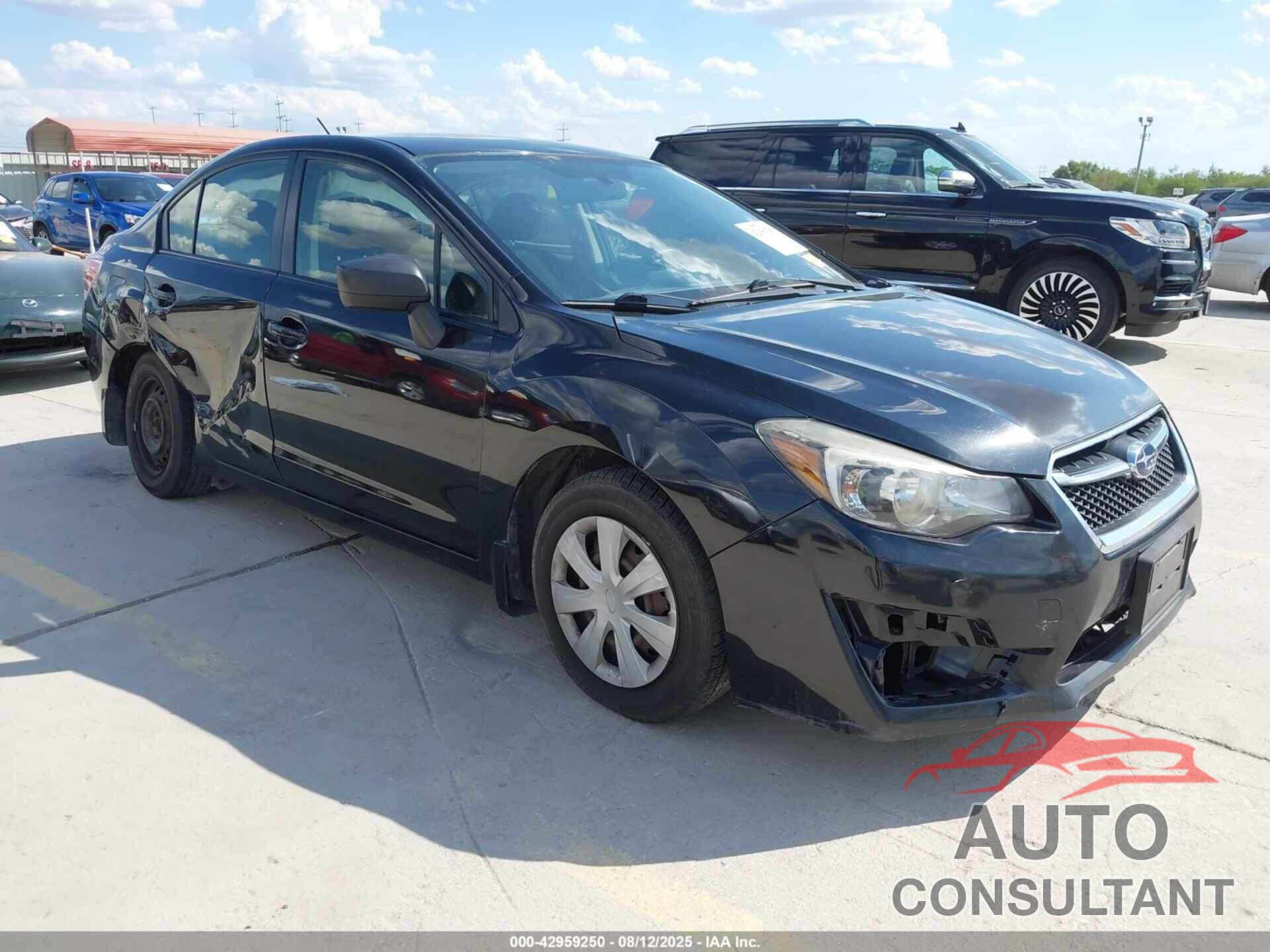 SUBARU IMPREZA 2015 - JF1GJAA62FH022425