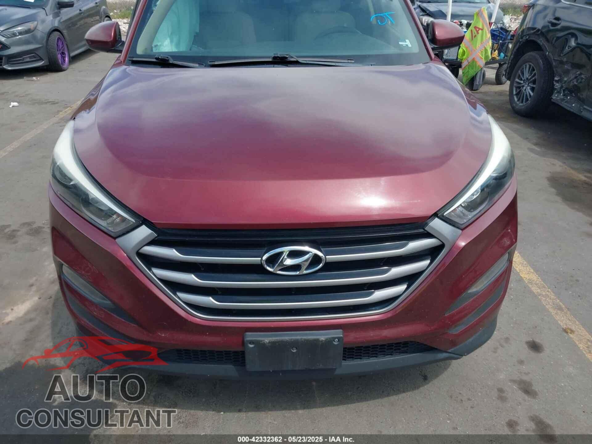 HYUNDAI TUCSON 2017 - KM8J3CA48HU294374