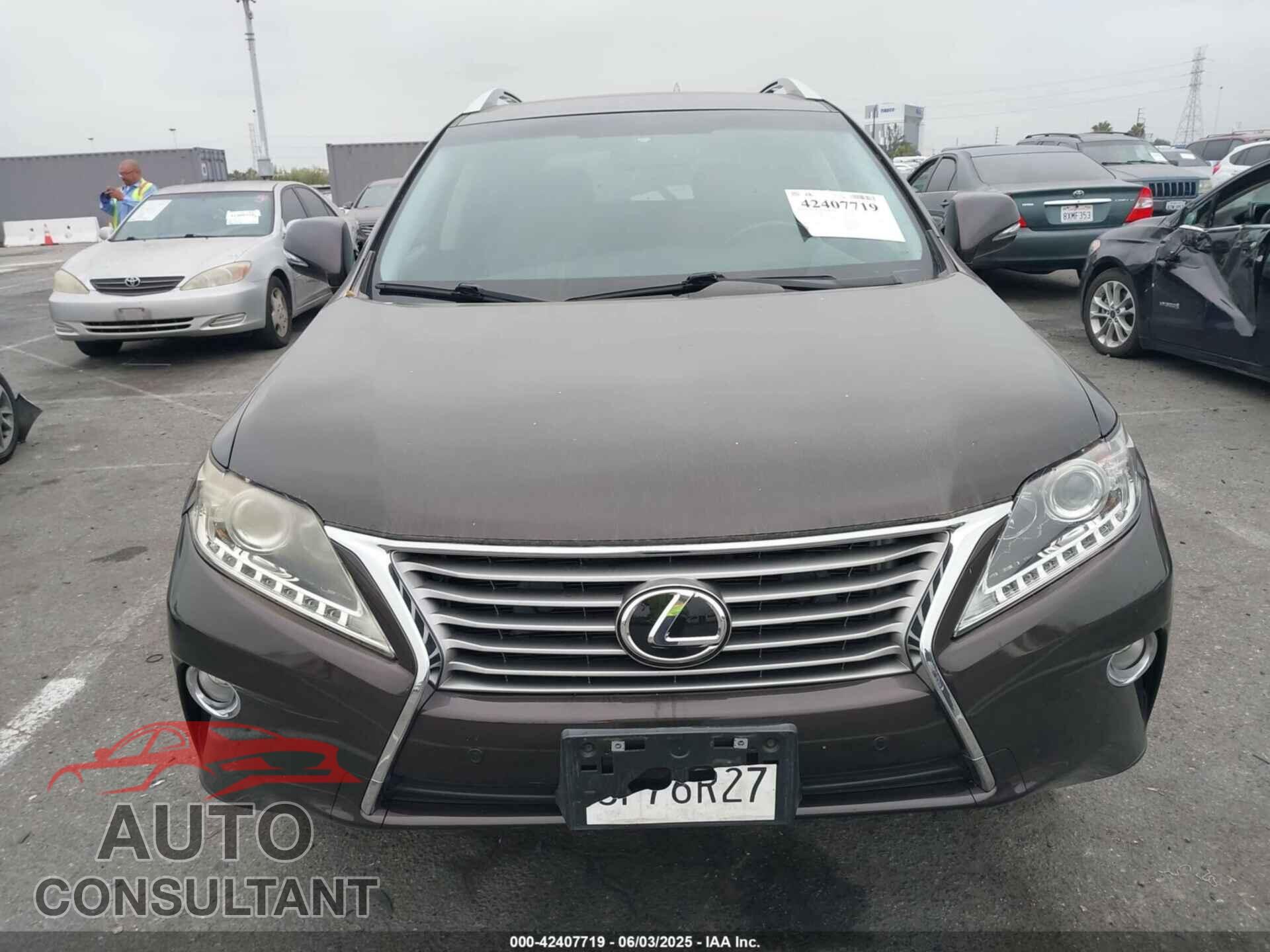 LEXUS RX 350 2013 - 2T2ZK1BA3DC090118