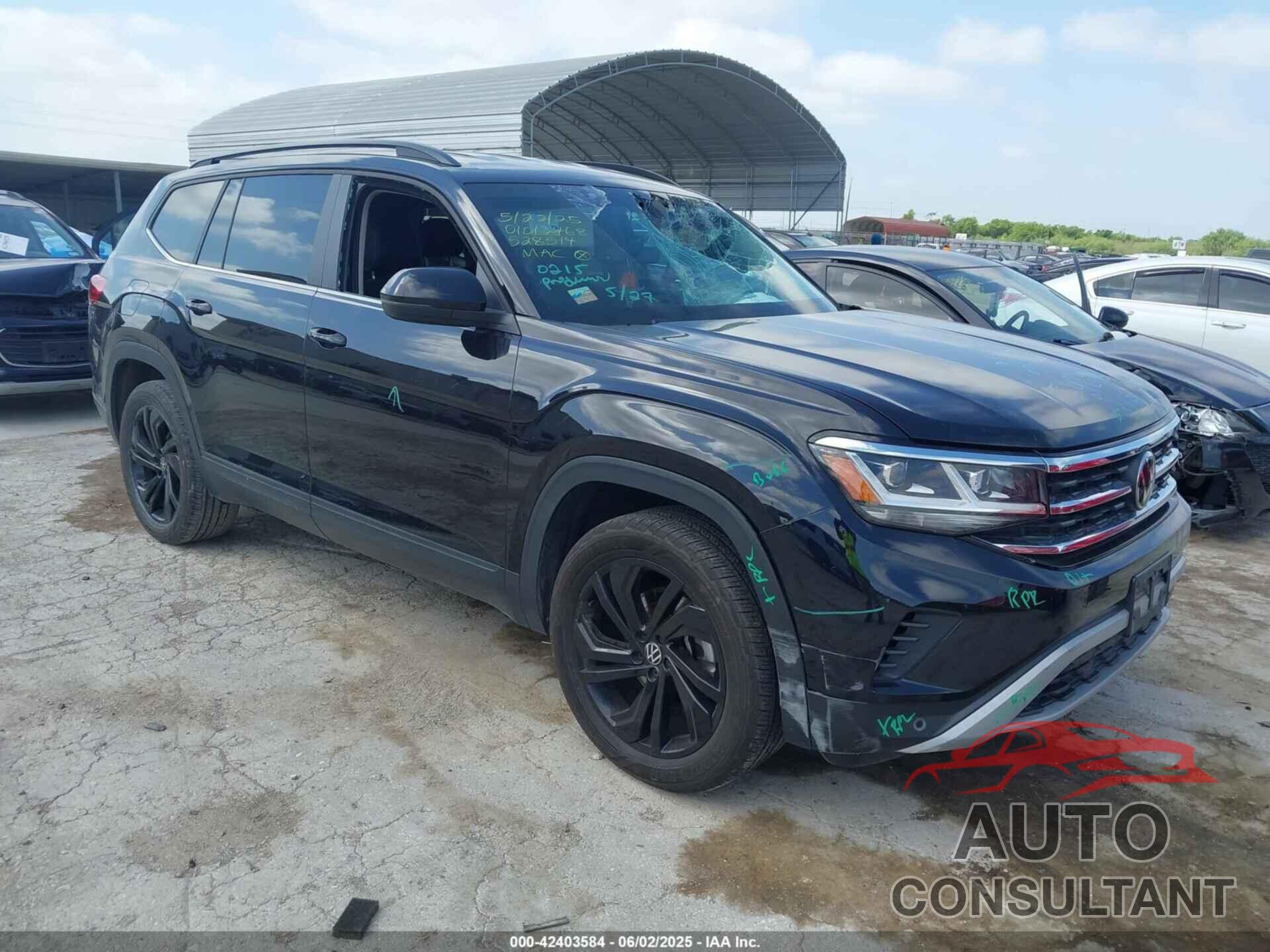 VOLKSWAGEN ATLAS 2022 - 1V2WR2CA0NC528514
