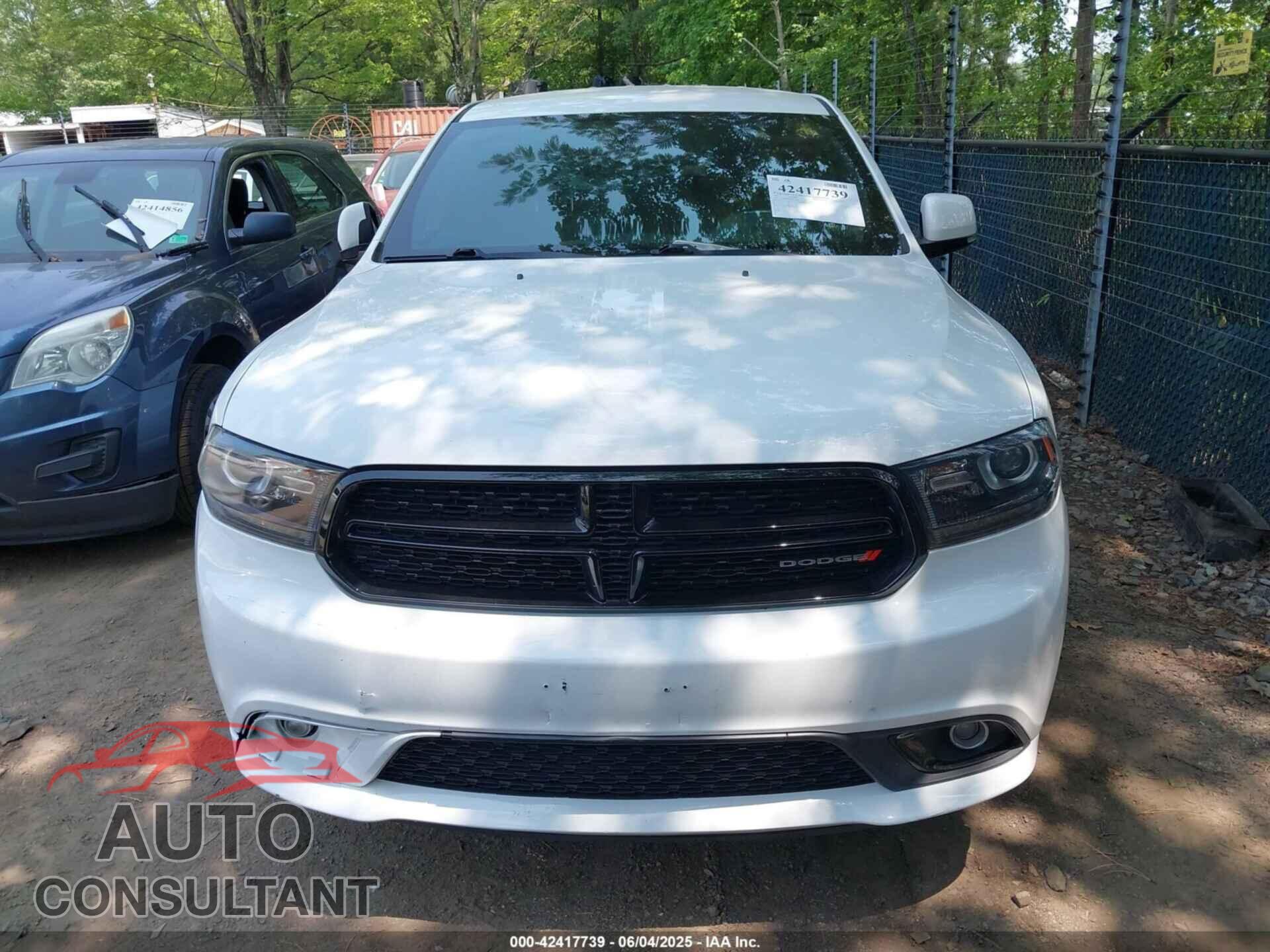 DODGE DURANGO 2017 - 1C4RDJDG8HC917920