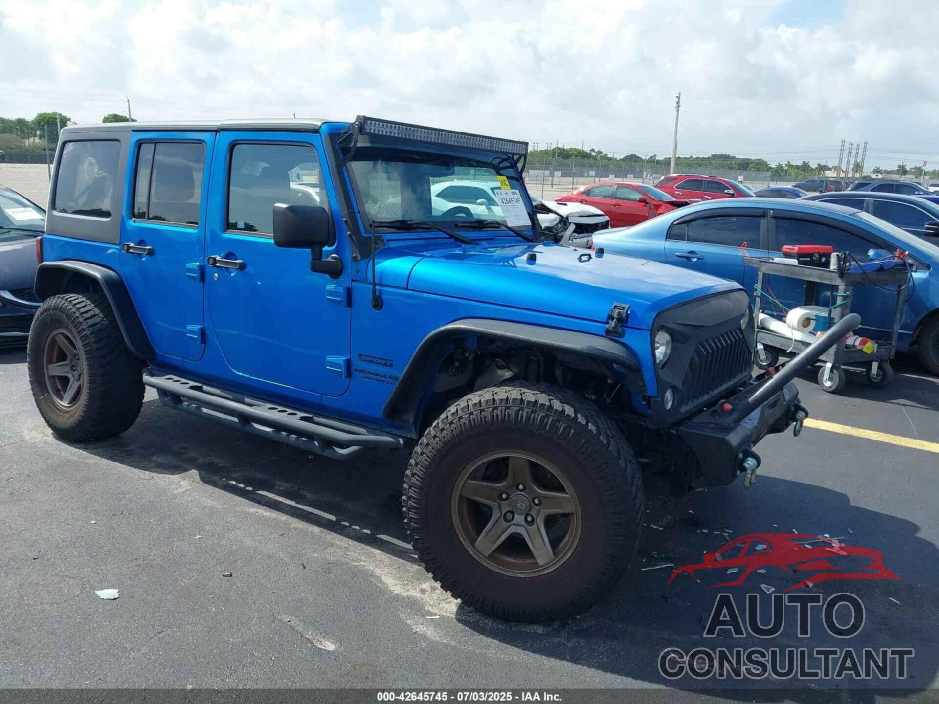 JEEP WRANGLER UNLIMITED 2015 - 1C4BJWDG1FL716400