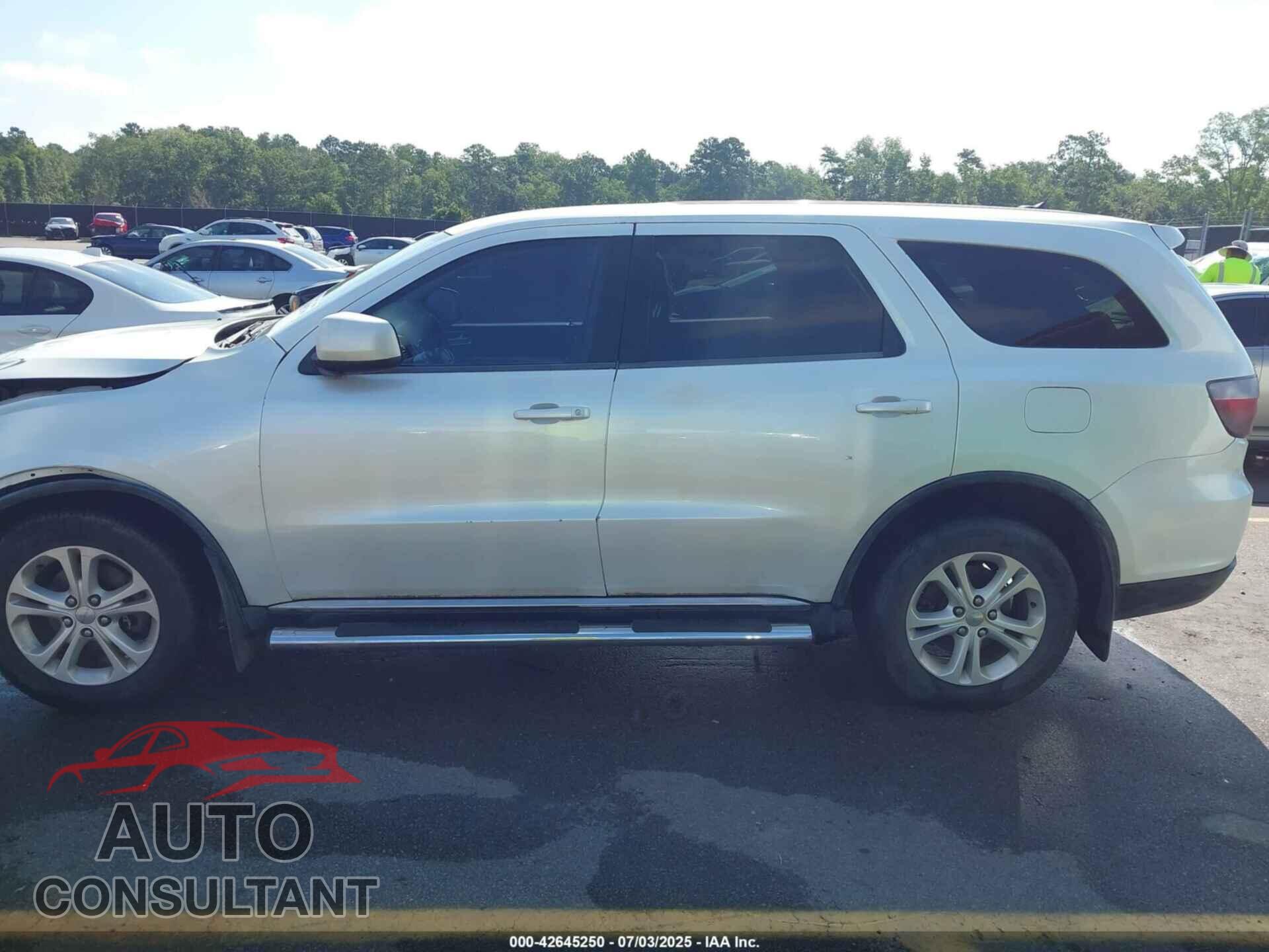 DODGE DURANGO 2012 - 1C4RDHAG9CC237210
