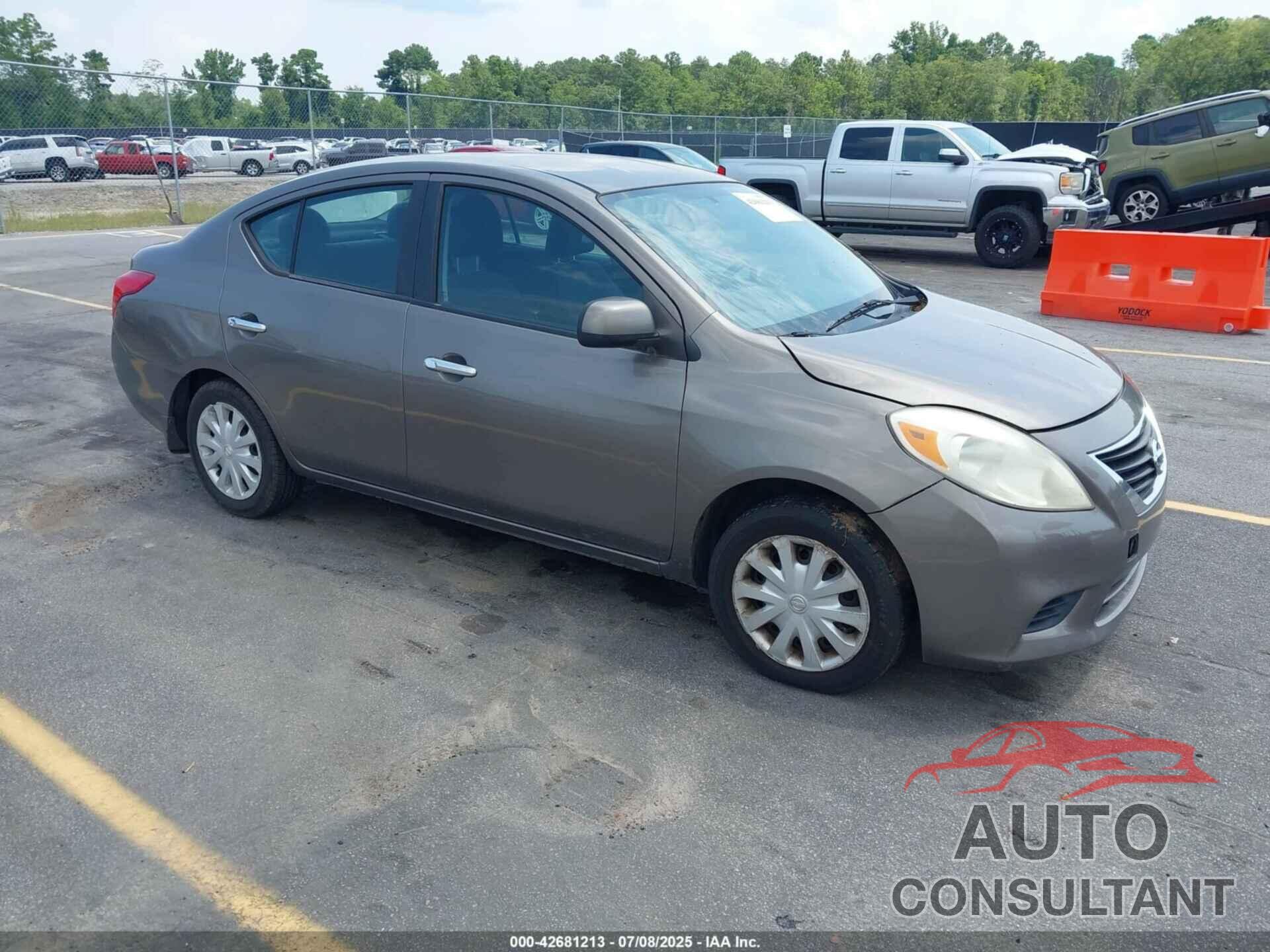 NISSAN VERSA 2012 - 3N1CN7AP6CL885513