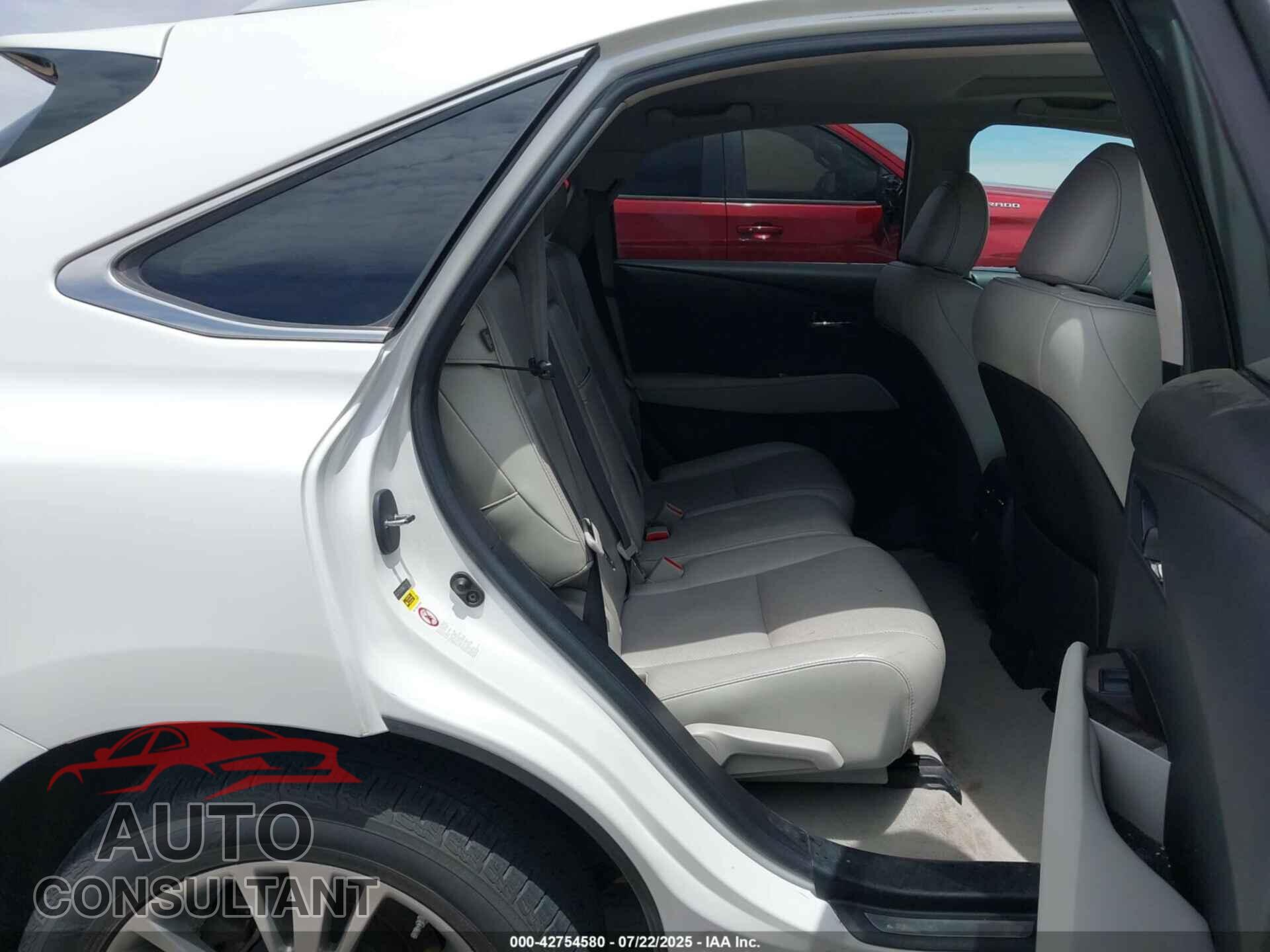 LEXUS RX 350 2013 - 2T2ZK1BA0DC119817