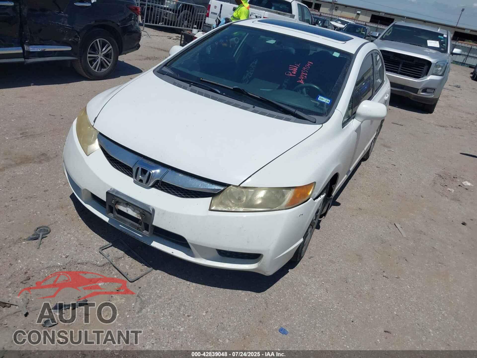 HONDA CIVIC 2009 - 2HGFA16839H345429