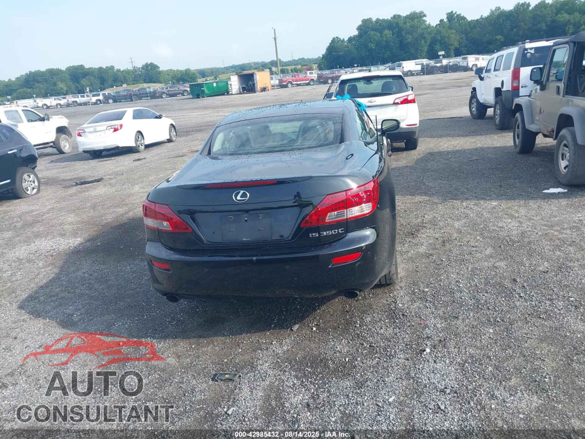 LEXUS IS 350C 2012 - JTHFE2C29C2507281