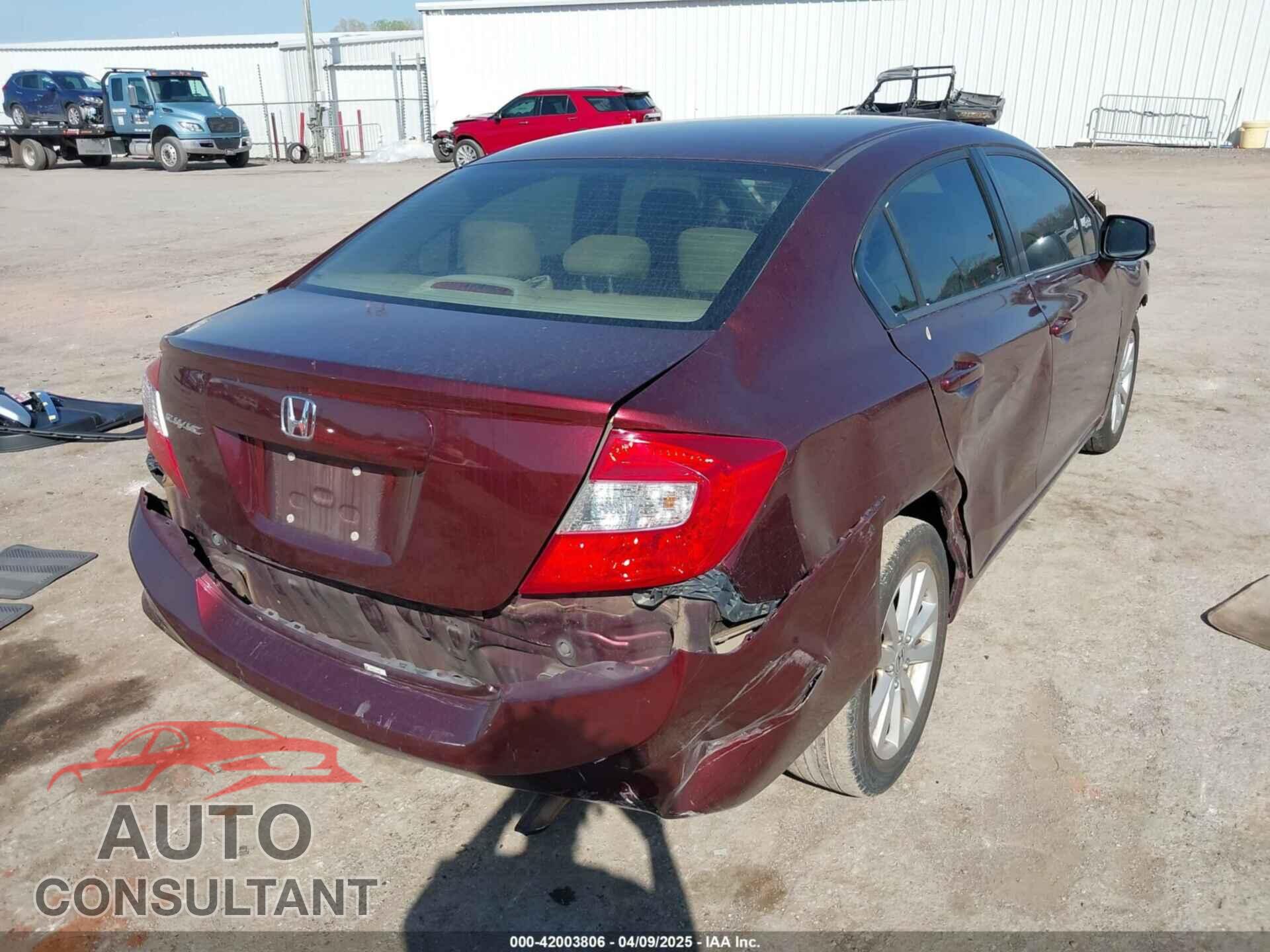 HONDA CIVIC 2012 - 19XFB2F9XCE044850
