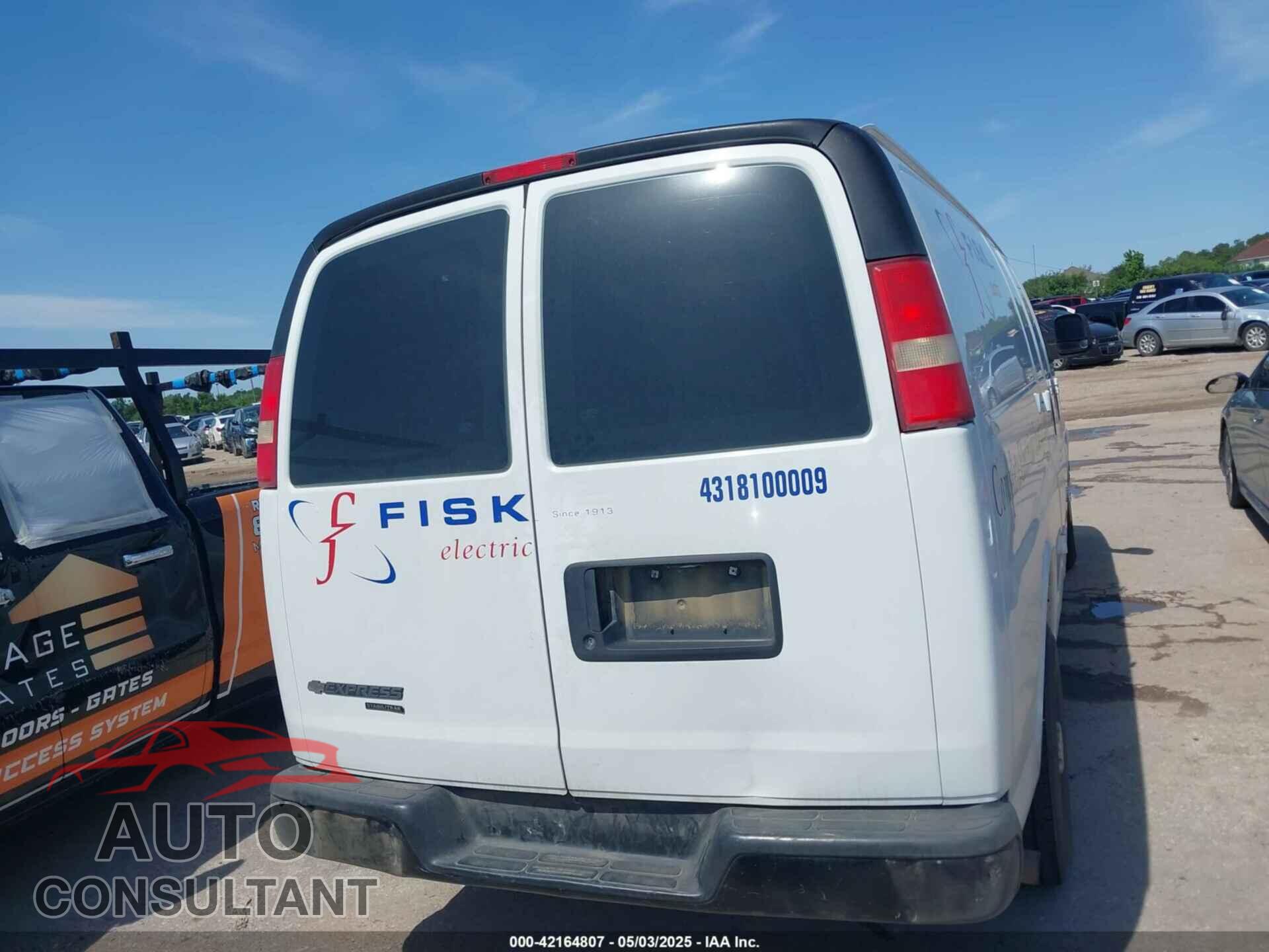 CHEVROLET EXPRESS 3500 2014 - 1GCZGUCA6E1165647