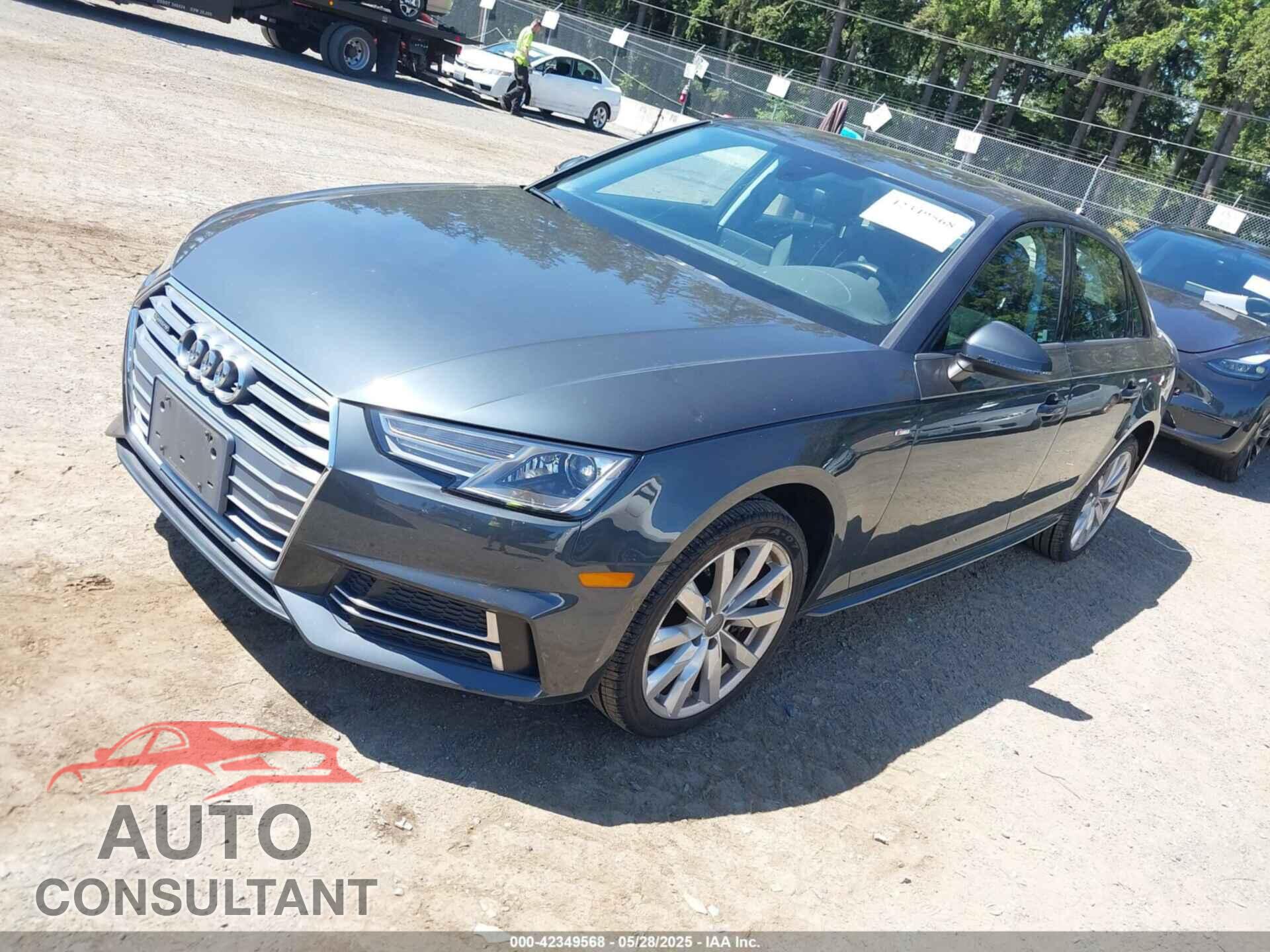 AUDI A4 2018 - WAUDNAF46JN018099