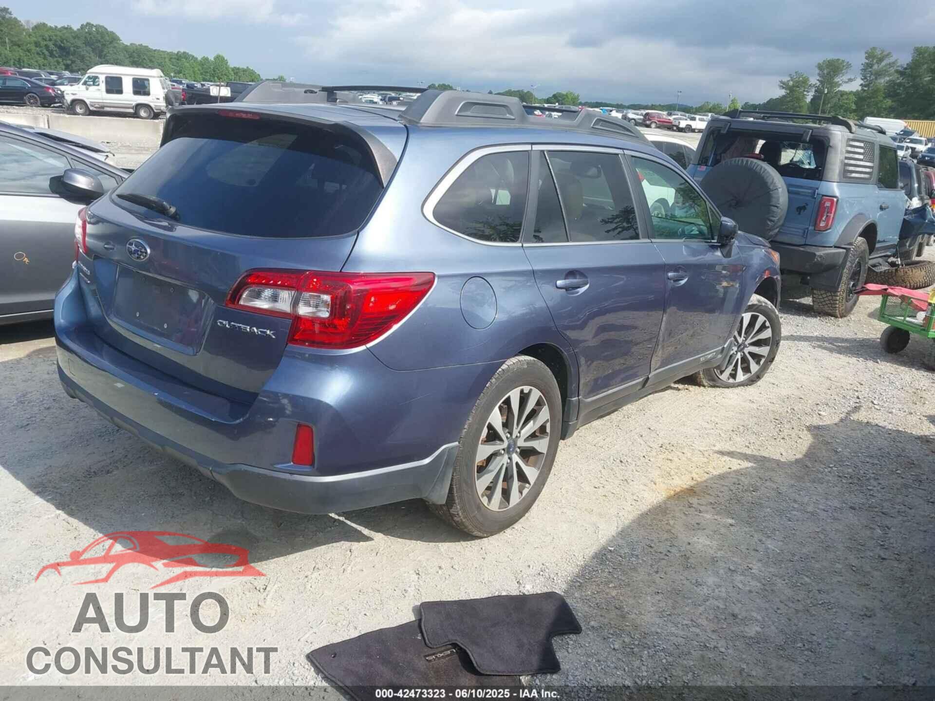 SUBARU OUTBACK 2015 - 4S4BSBLC6F3345914