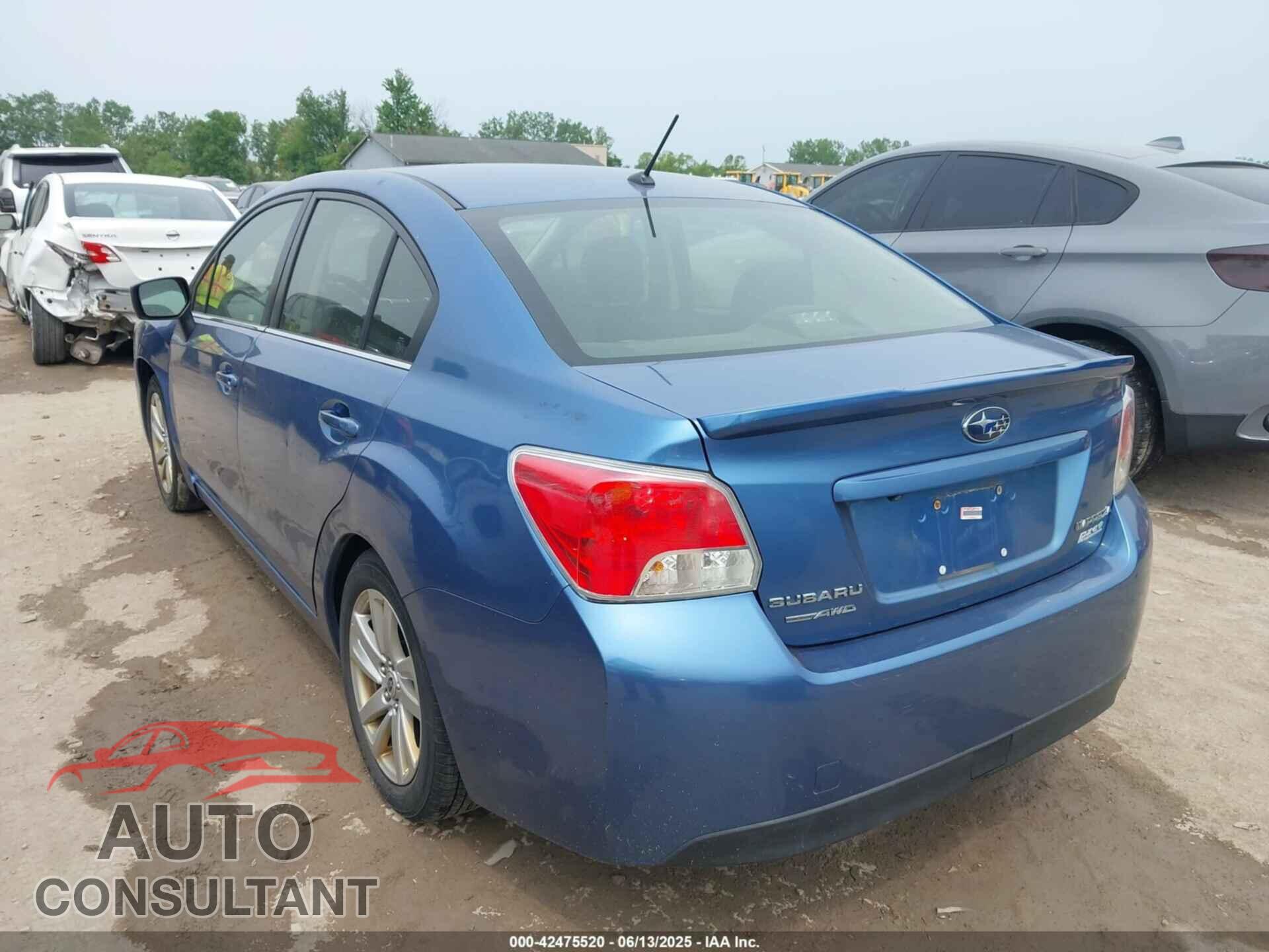 SUBARU IMPREZA 2015 - JF1GJAC64FH004280