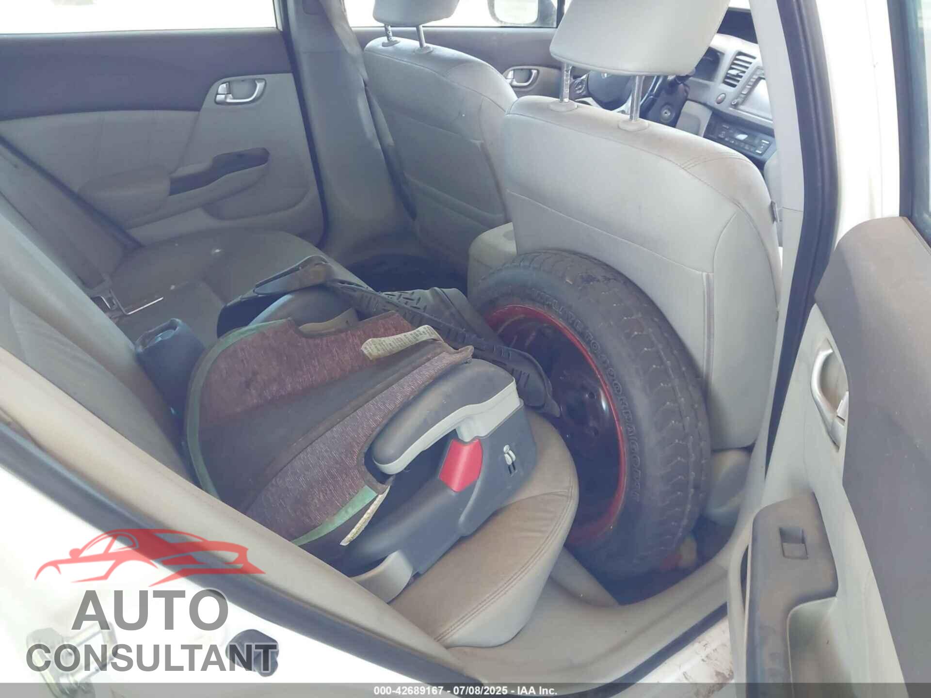 HONDA CIVIC HYBRID 2012 - JHMFB4F36CS002193