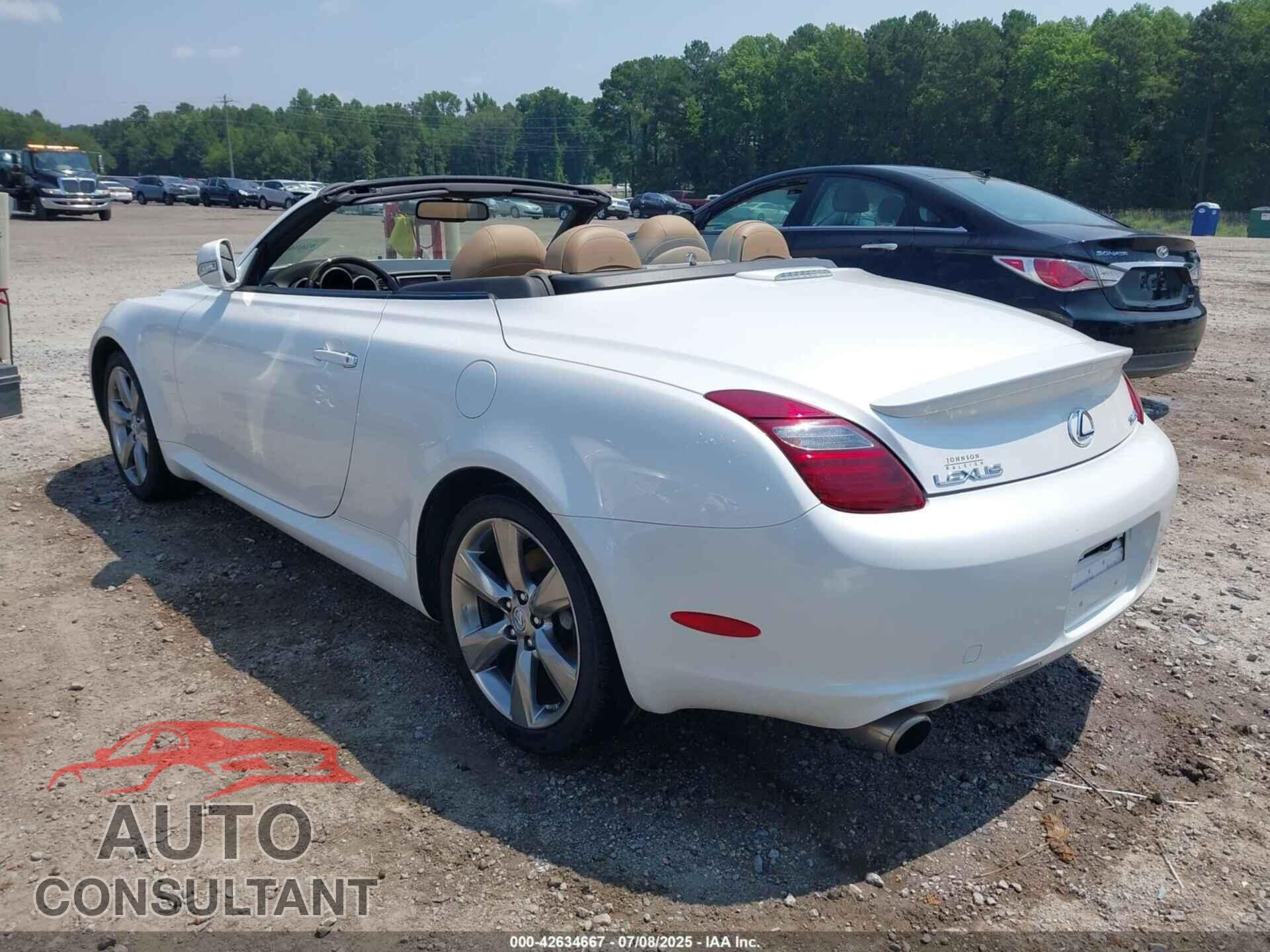 LEXUS SC 430 2010 - JTHFN2EY4A9021614