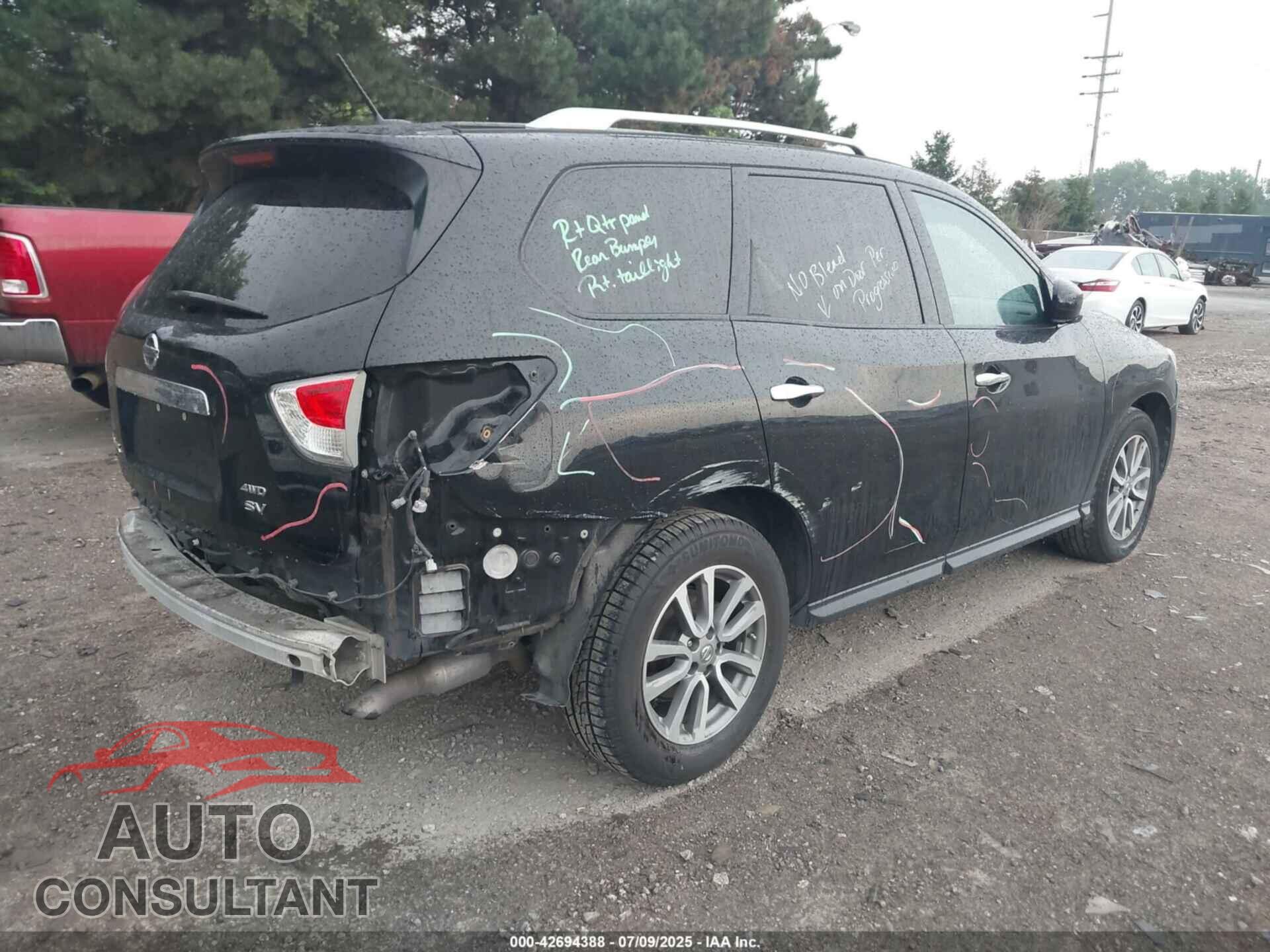 NISSAN PATHFINDER 2016 - 5N1AR2MM0GC603490
