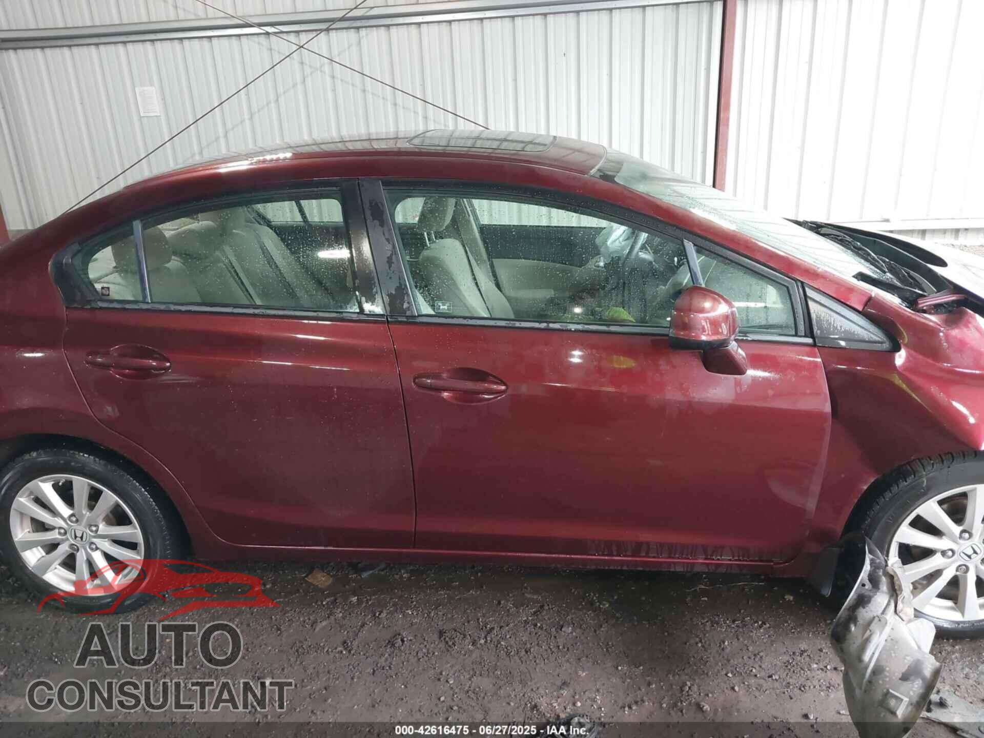 HONDA CIVIC 2012 - JHMFB2F83CS006105